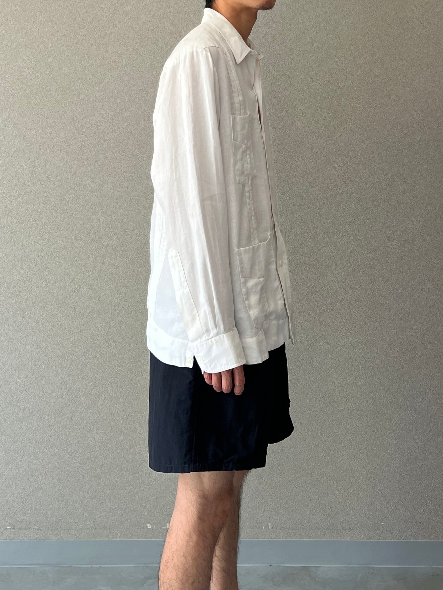 90's Ramon Puig linen guayabera shirt