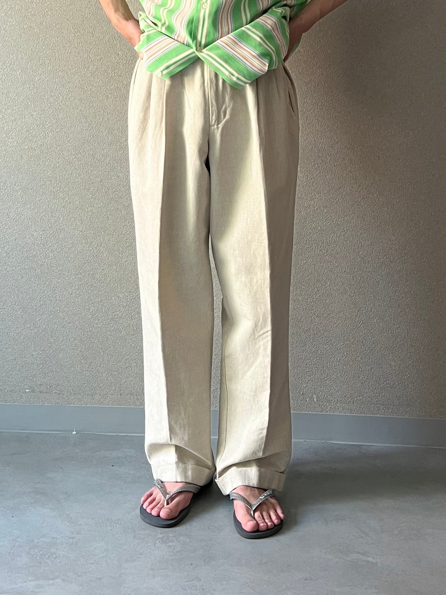 00's DOCKERS linen slacks