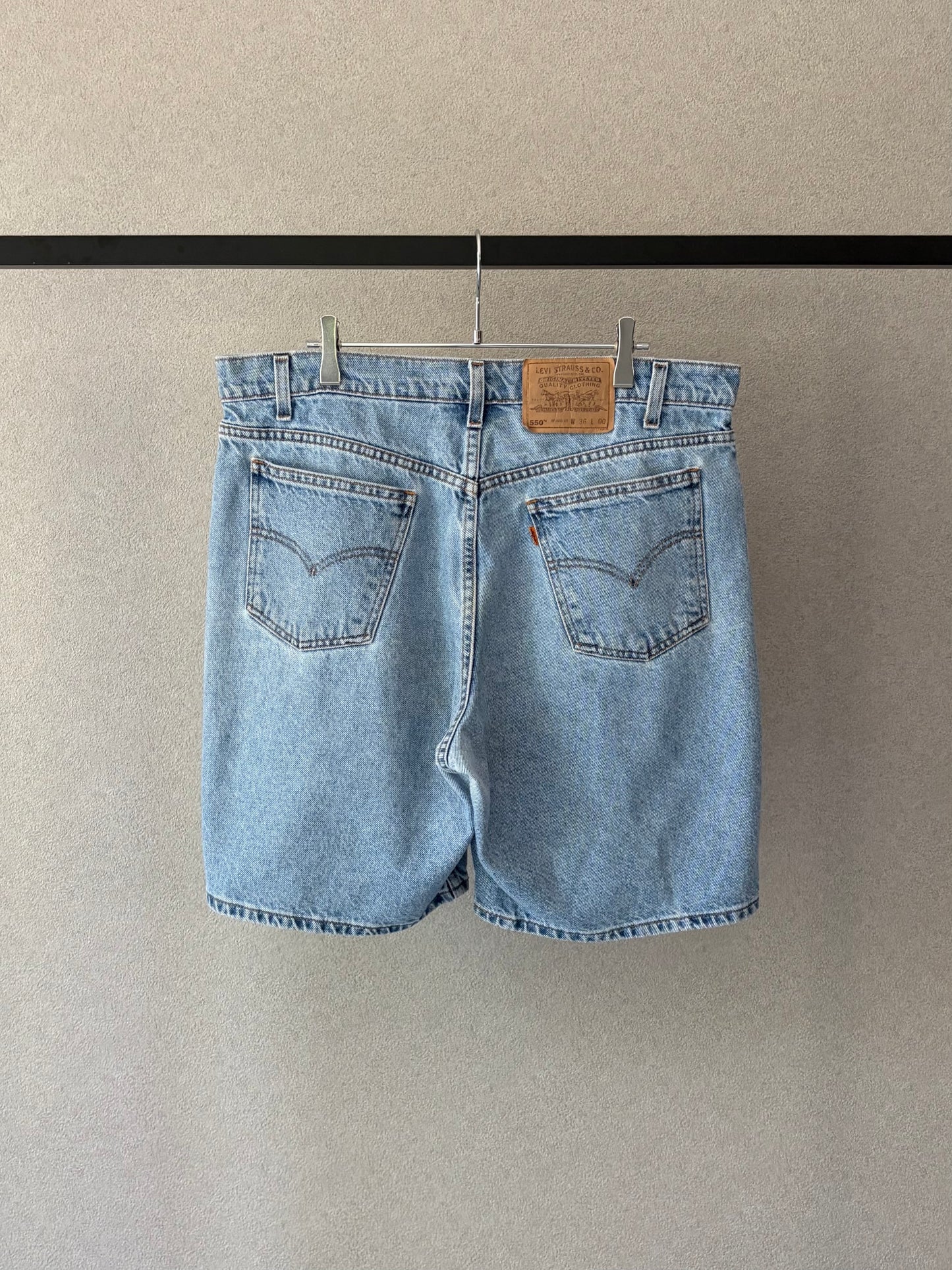 90's Levi's 550 denim shorts “Made in MEXICO”