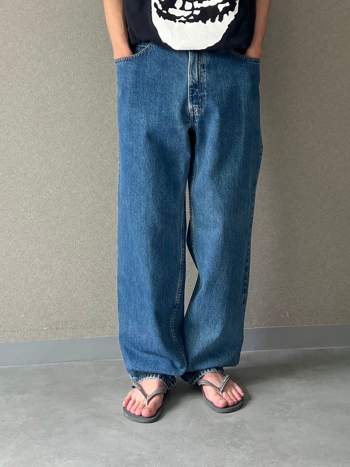 90's Levi's 550 denim pants “Made in MEXICO”