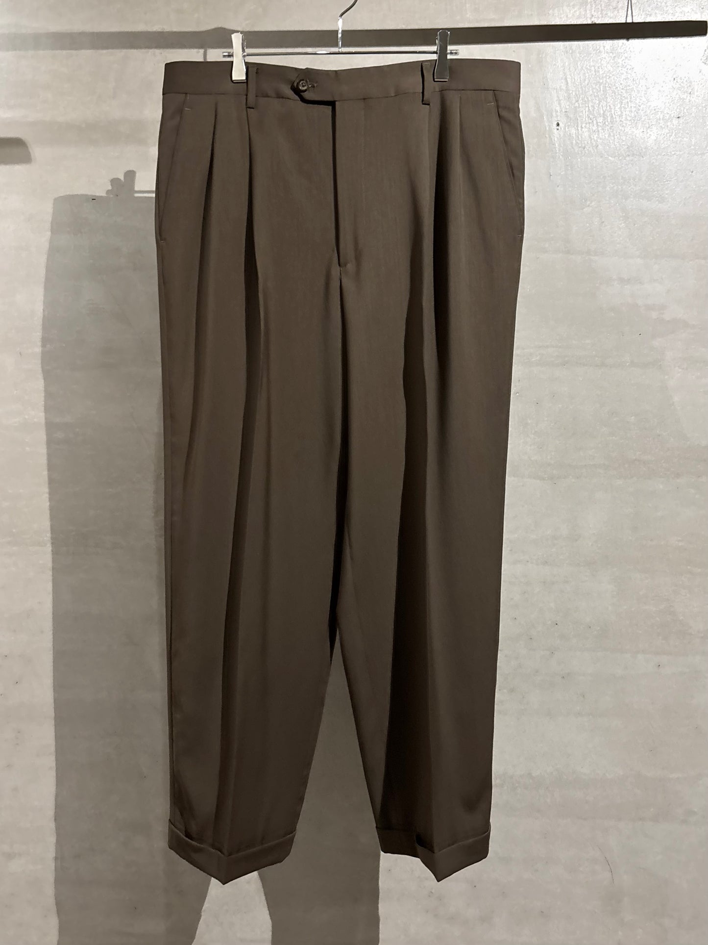 90's PRONT-UOMO wool slacks “Made in ITALY”