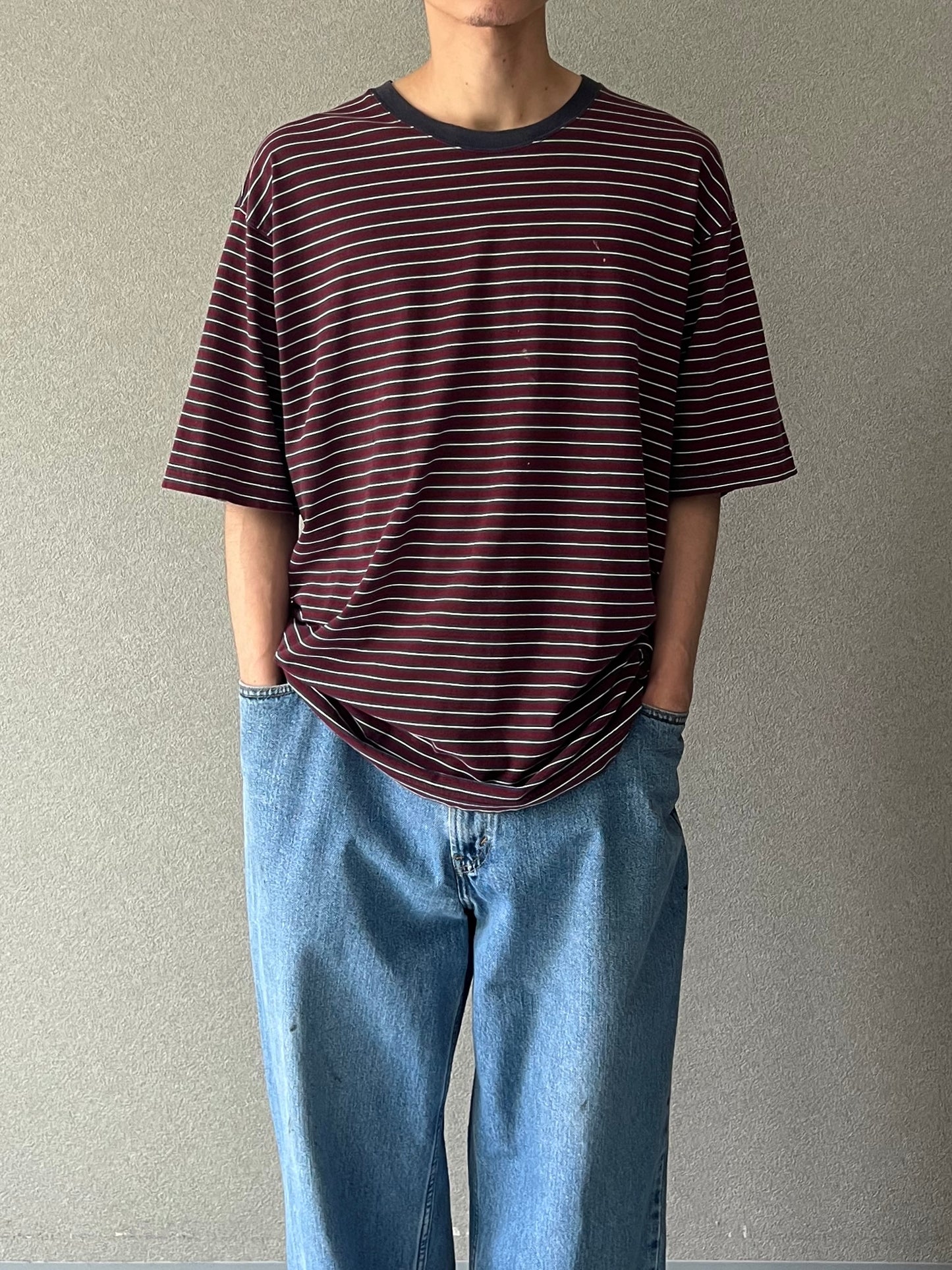 00's GAP border t-shirt