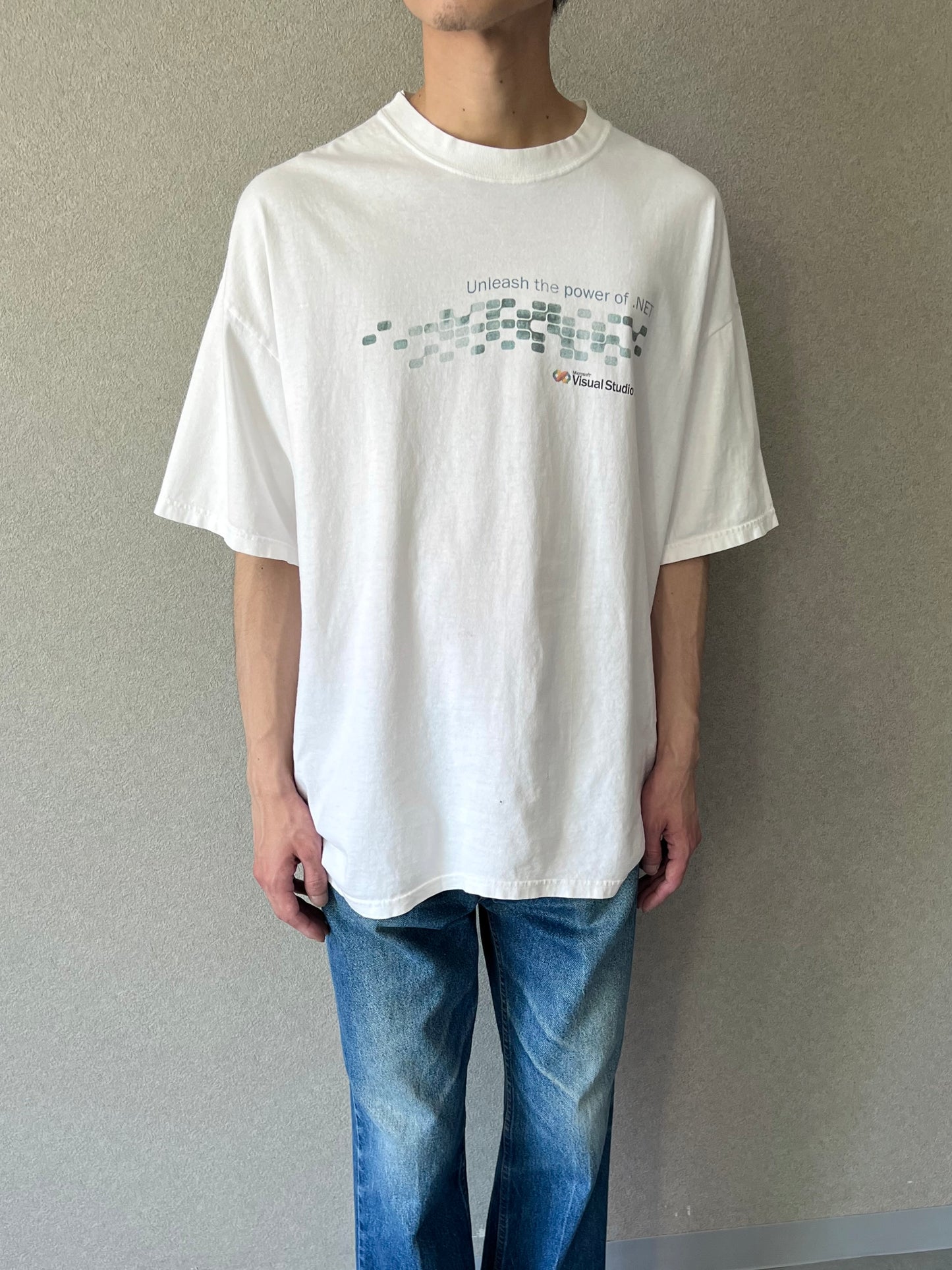 90's〜 Microsoft printed t-shirt