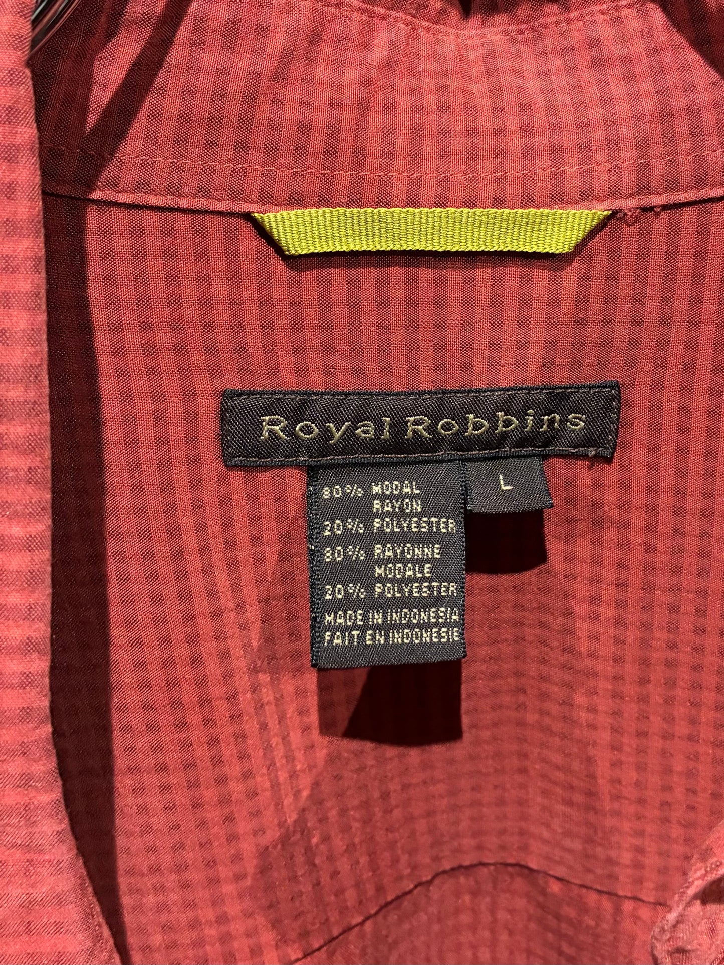 00's ROYAL ROBBINS rayon shirt