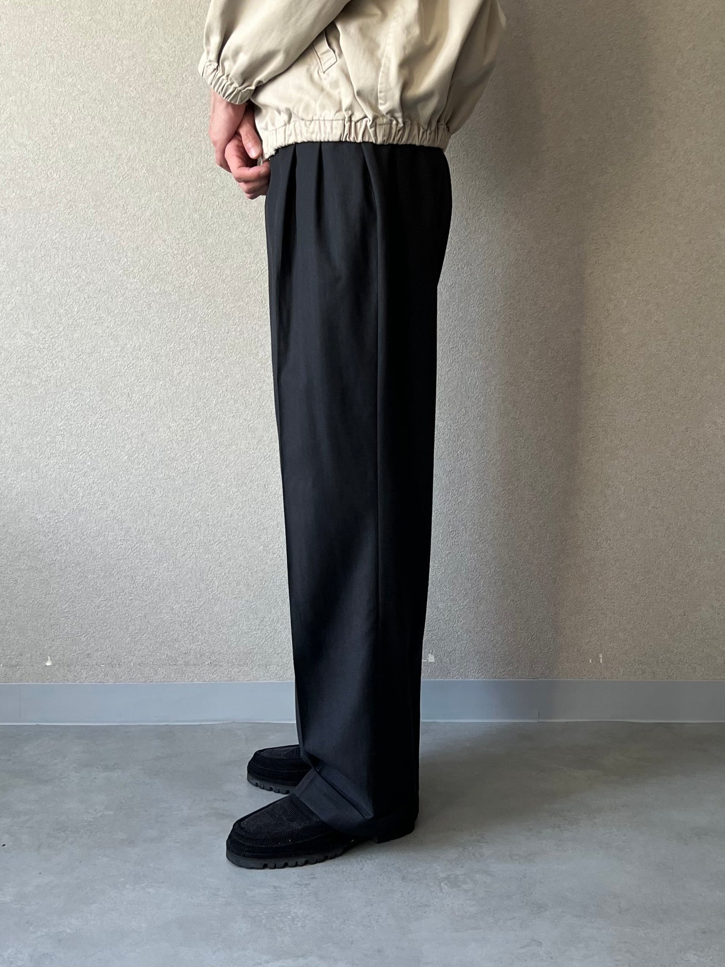 90's zanella × Neiman Marcus wool slacks “Made in ITALY”