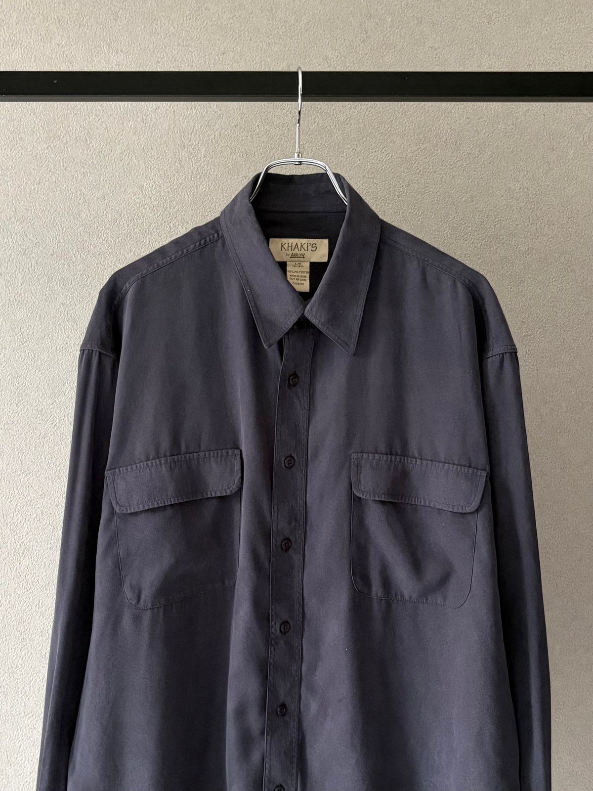 00's ARROW faux suede shirt
