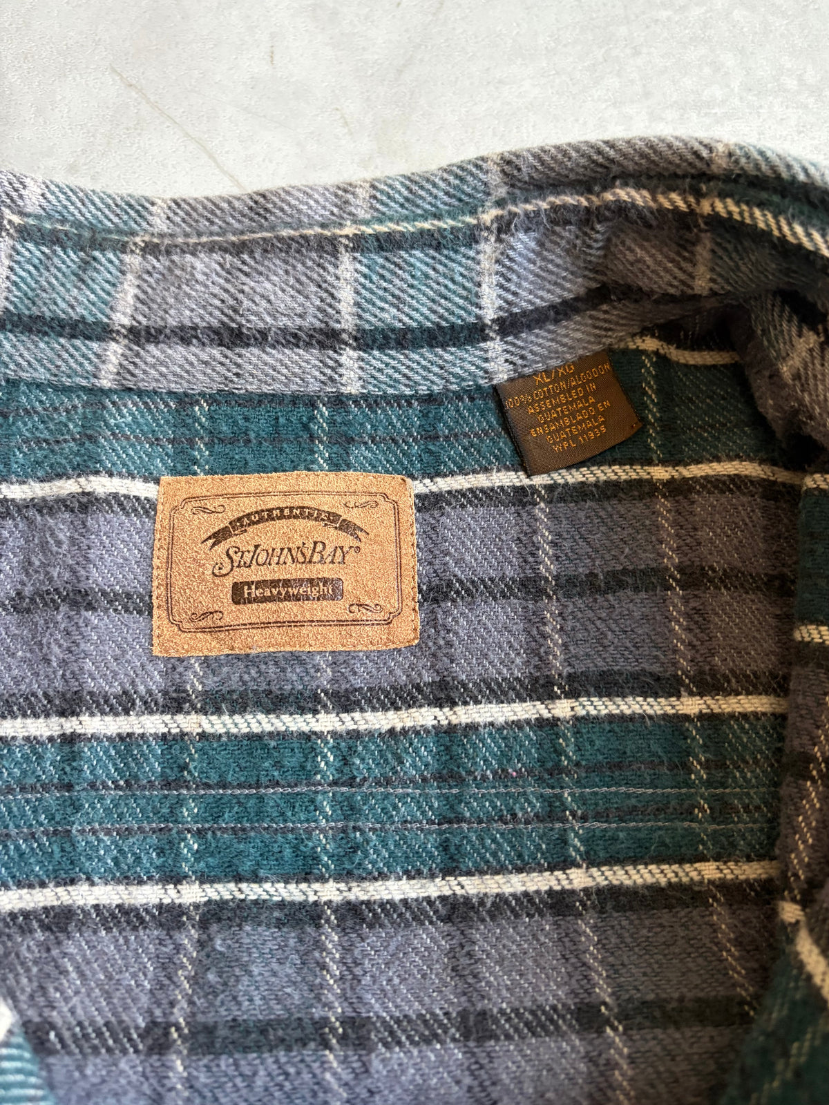 00's ST.JOHN'S BAY flannel shirt