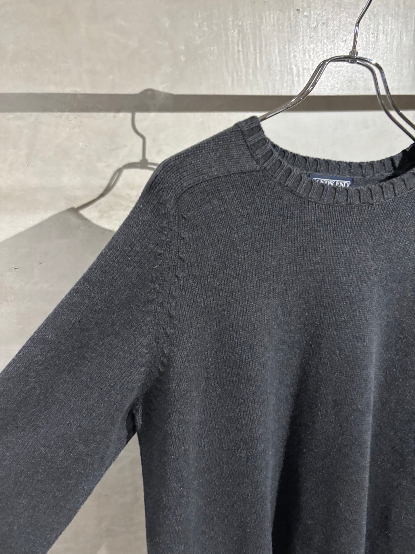 00's LANDS' END cotton knit sweater