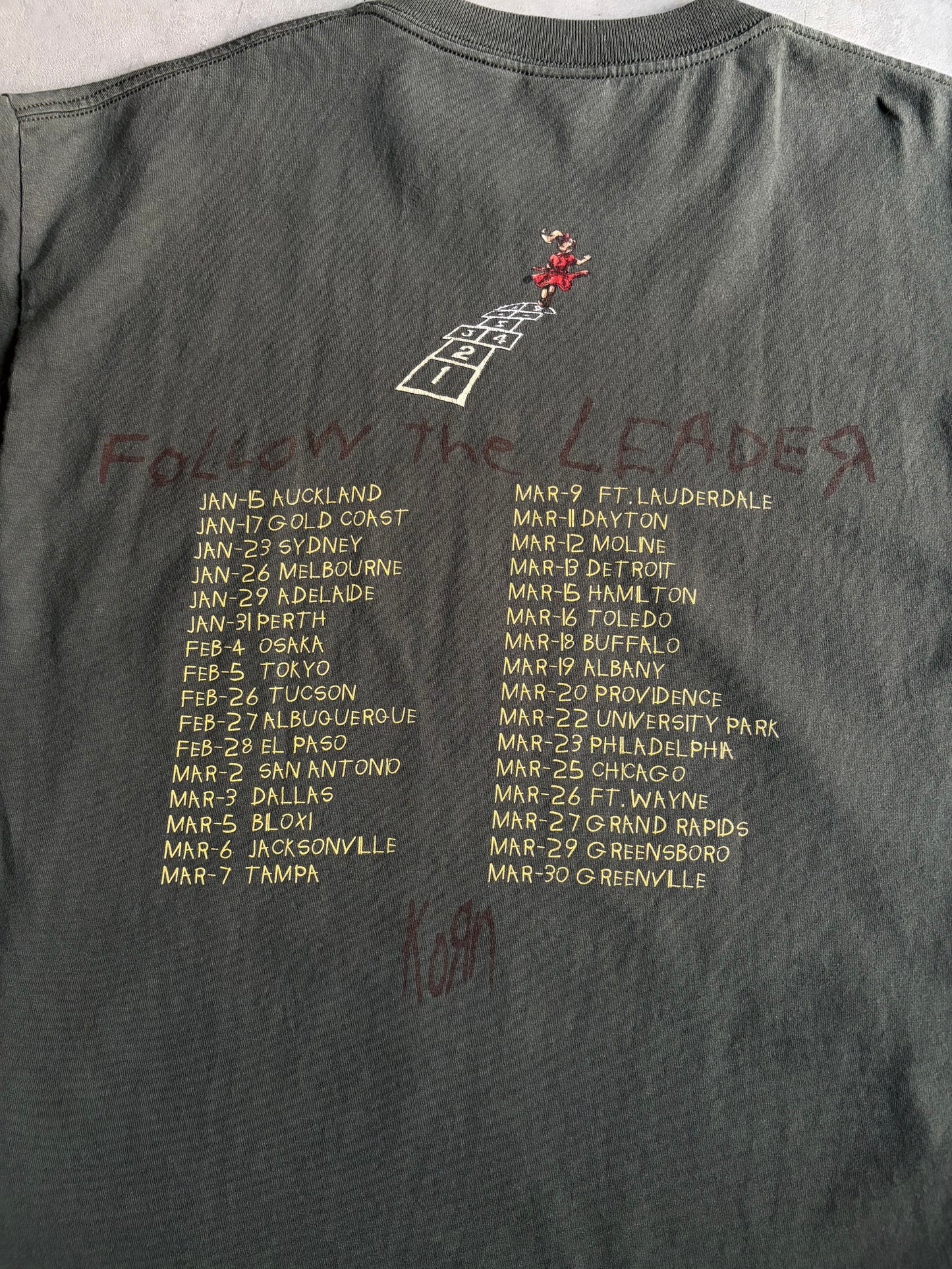 90's KORN music t-shirt