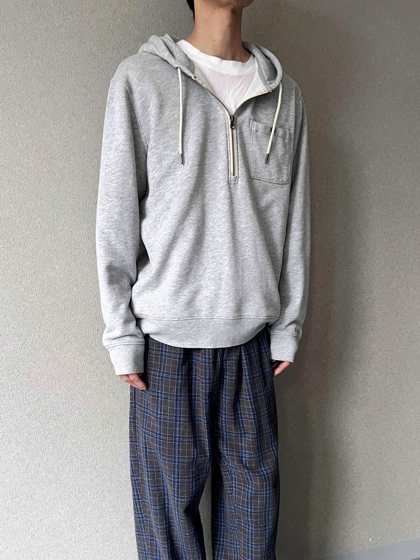 00's L.L.BEAN half zip sweat hoodie