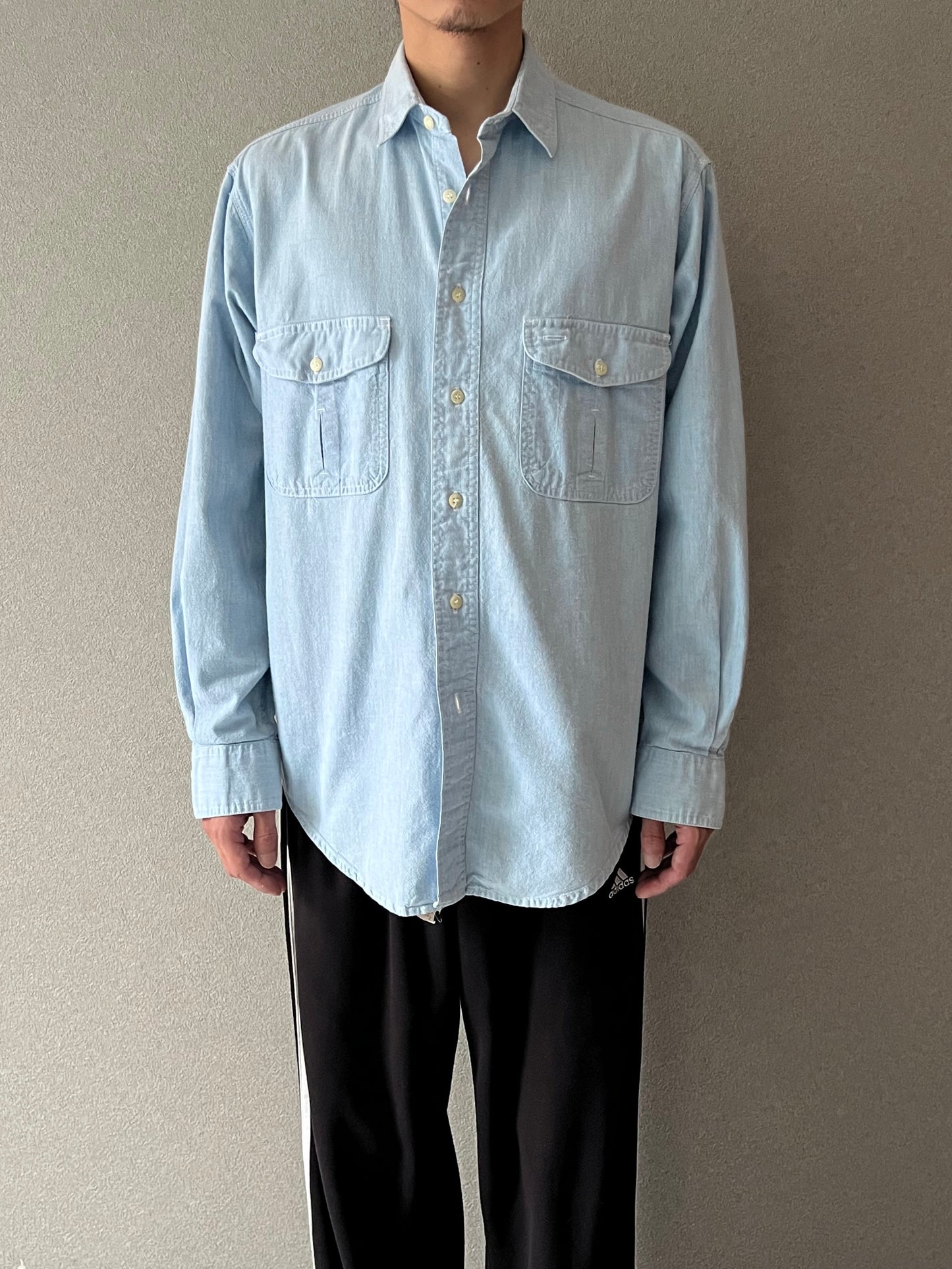 80's Eddie Bauer chambray shirt