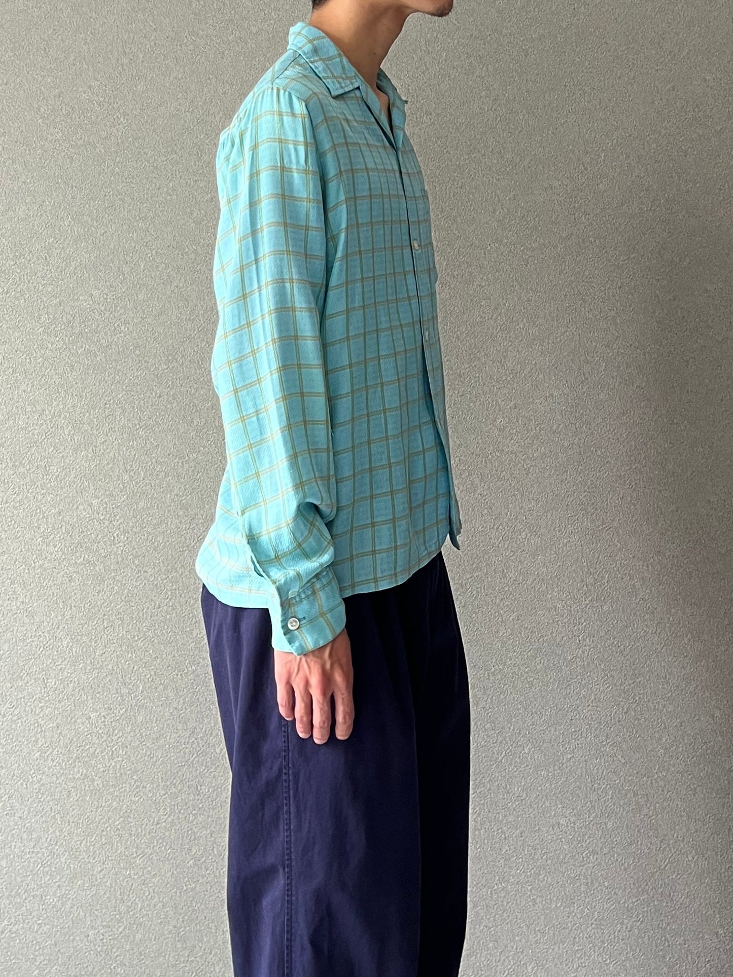 60's〜 TOWNCRAFT open collar shirt