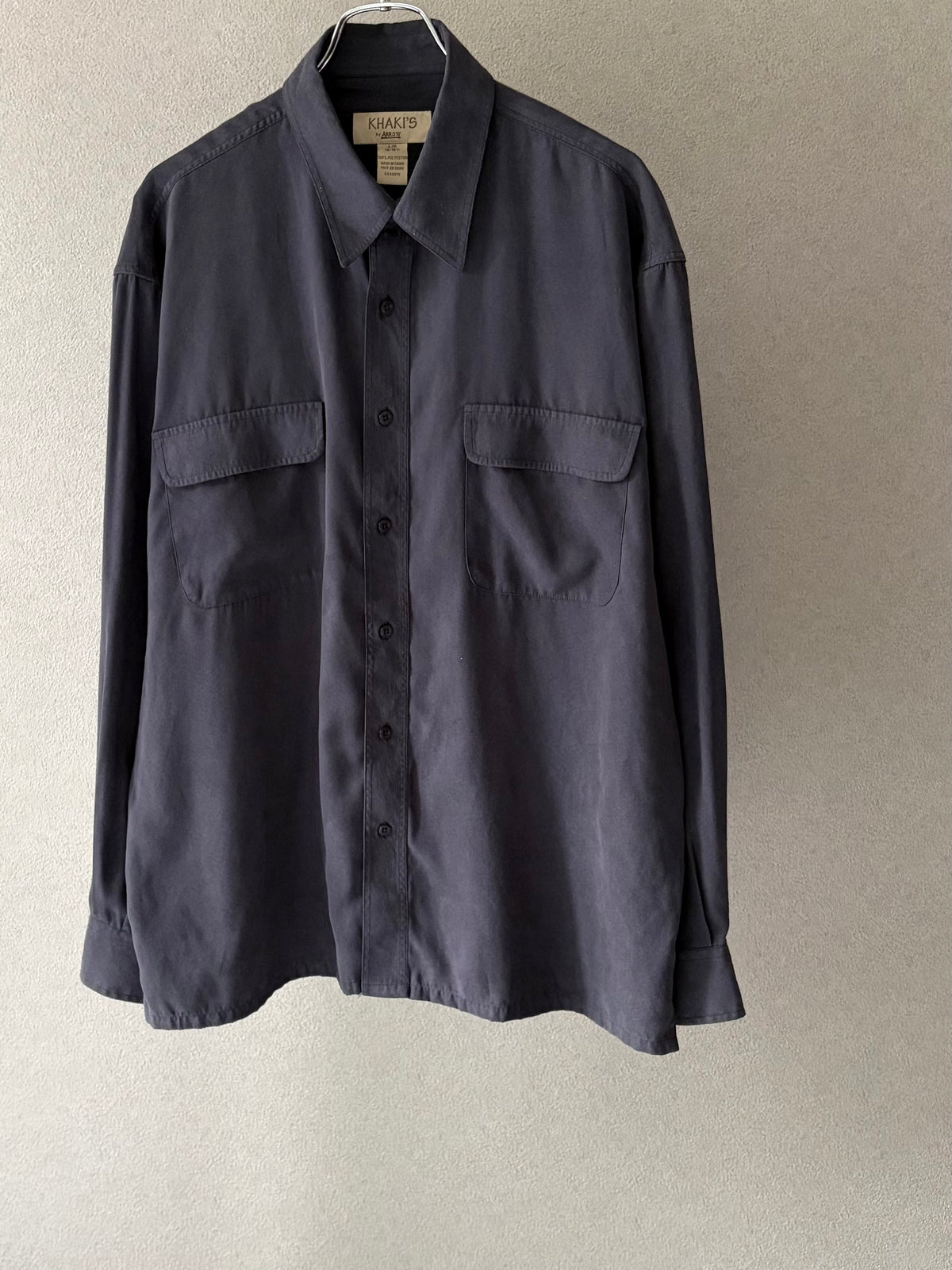 00's ARROW faux suede shirt