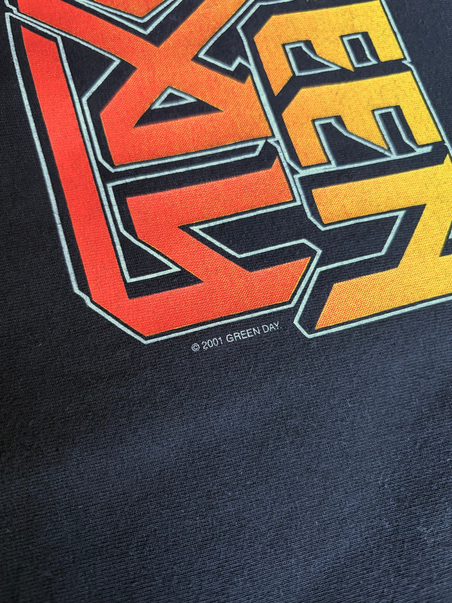 00's GREEN DAY music t-shirt