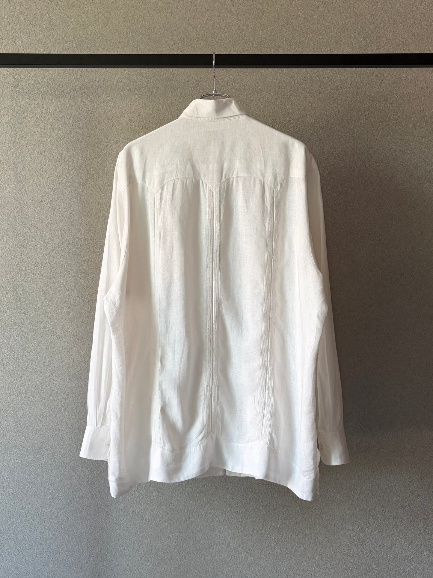 90's Ramon Puig linen guayabera shirt
