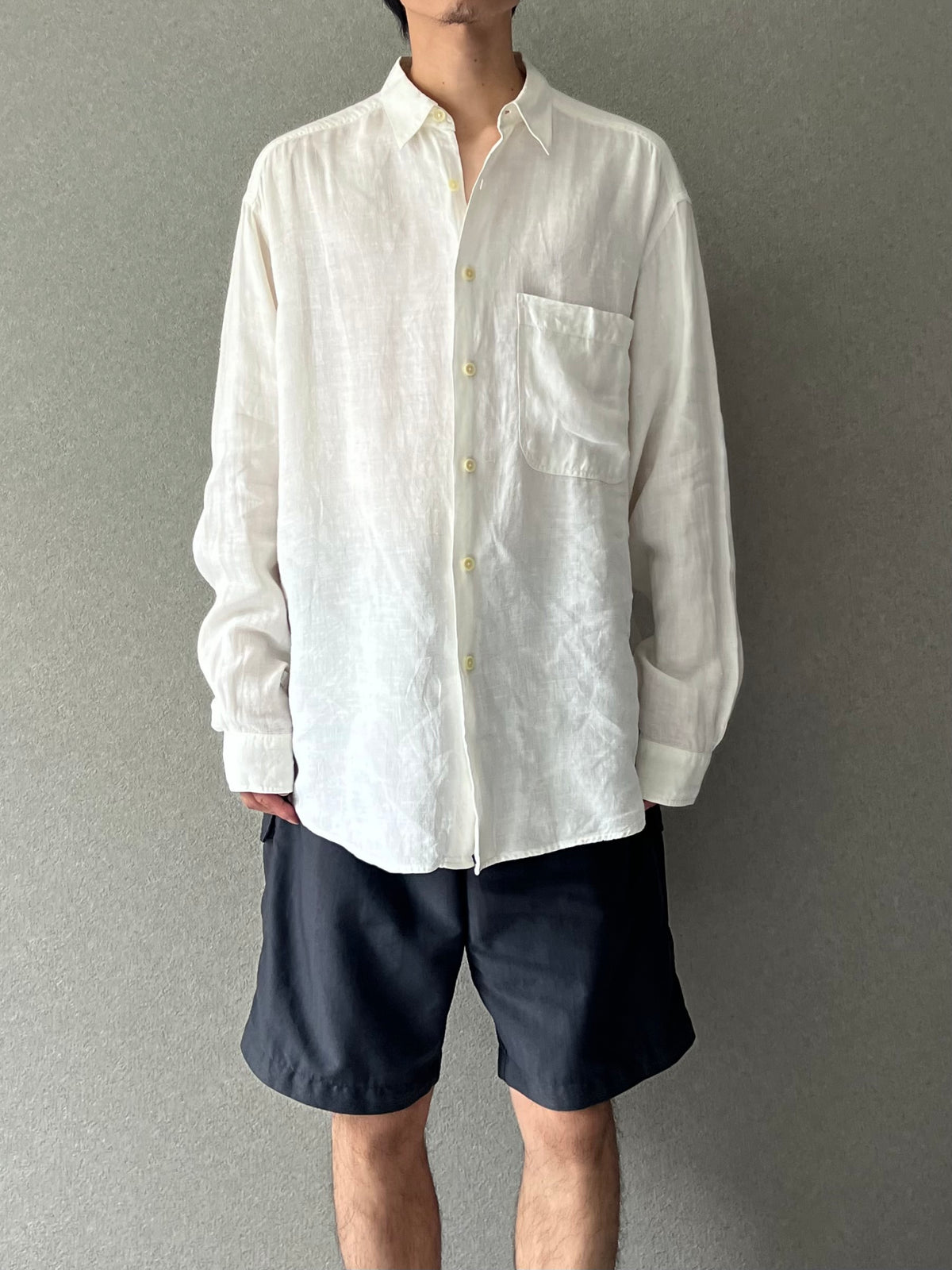 90's claiborne linen shirt