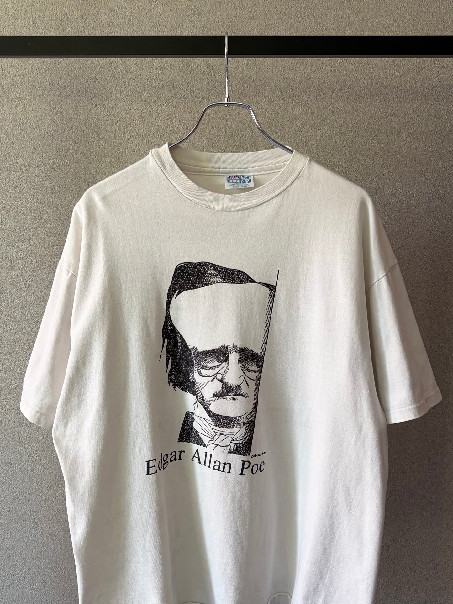 90's Edgar Allan printed t-shirt “Made in USA”