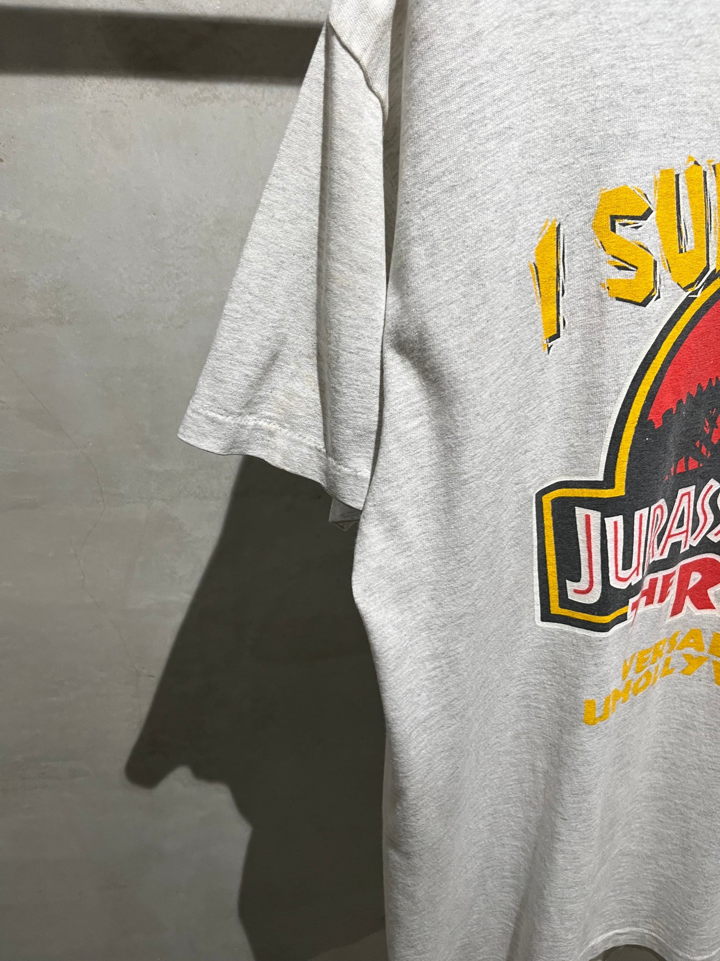90's JURASSIC PARK printed t-shirt "Made in USA"