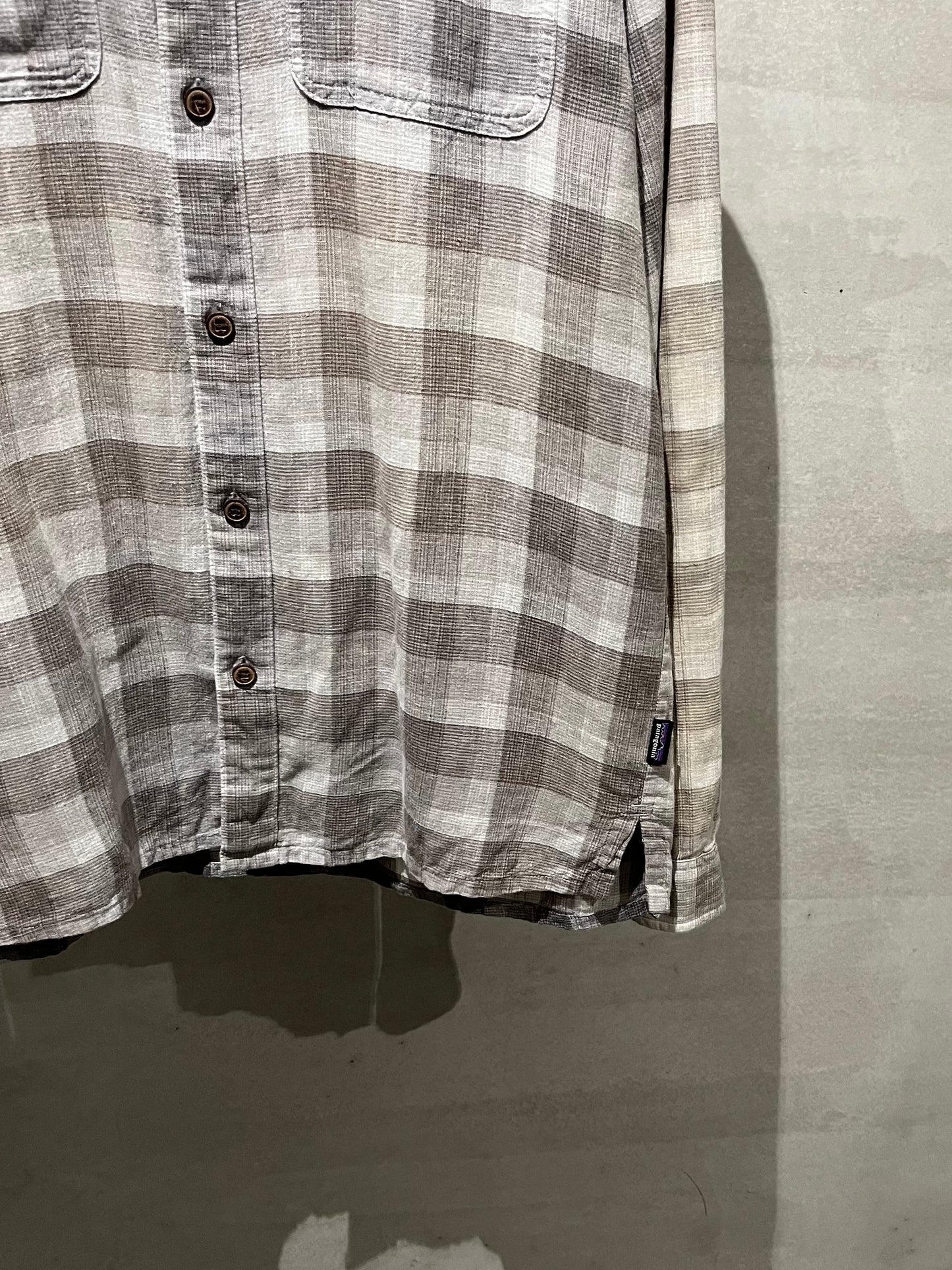 00's patagonia hemp shirt