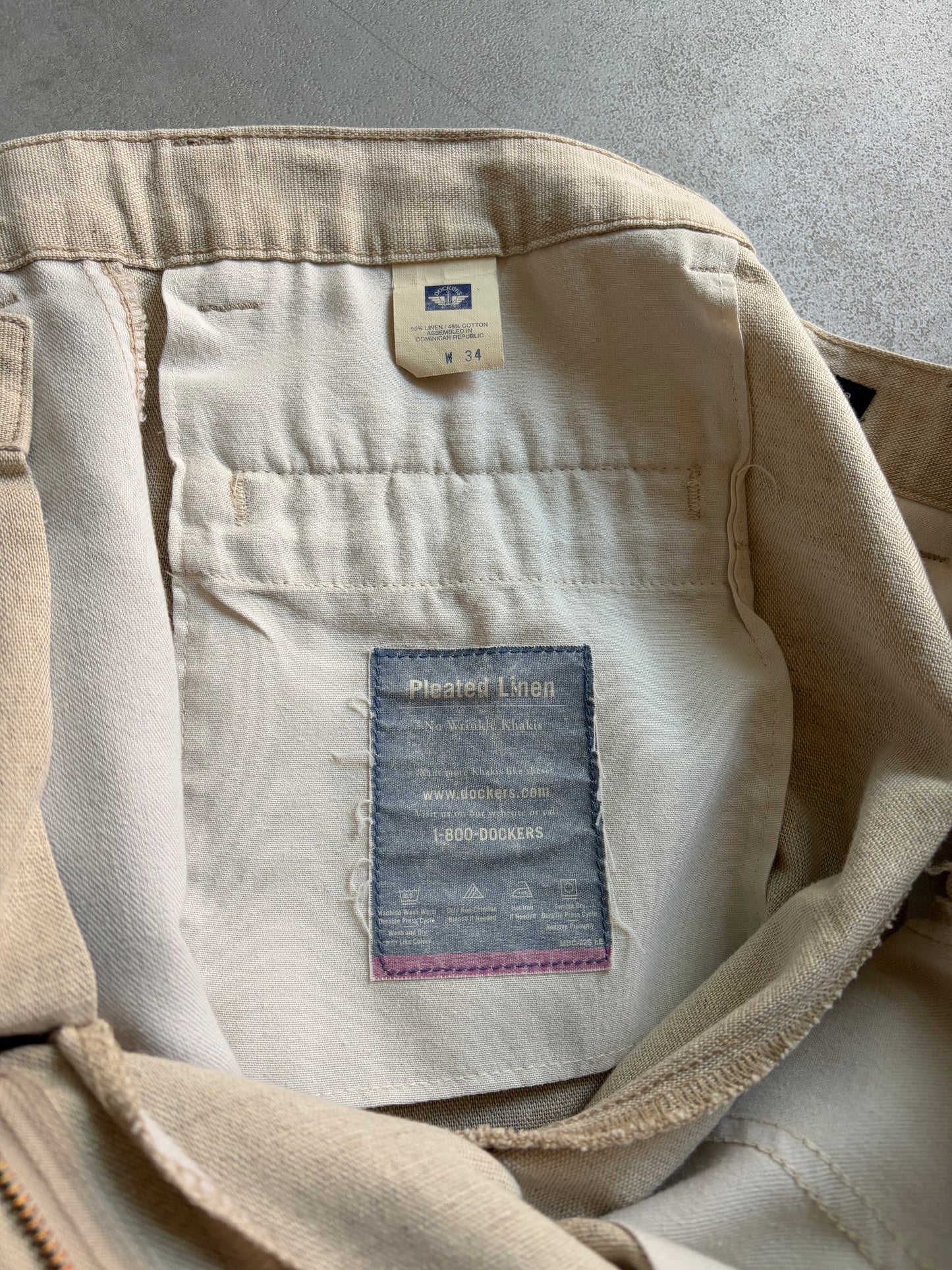 00's DOCKERS linen shorts