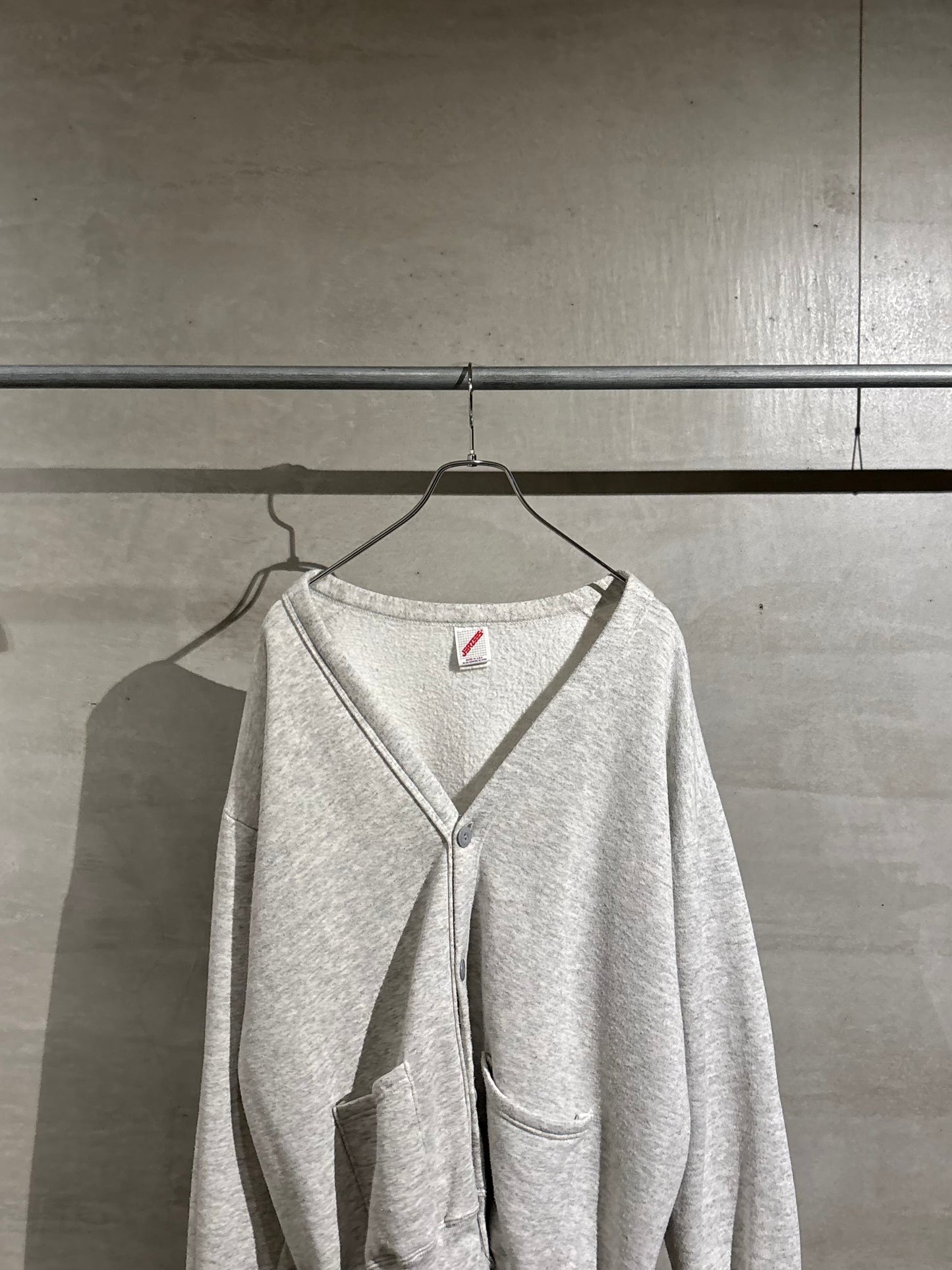 90's JERZEES sweat cardigan “Made in USA”