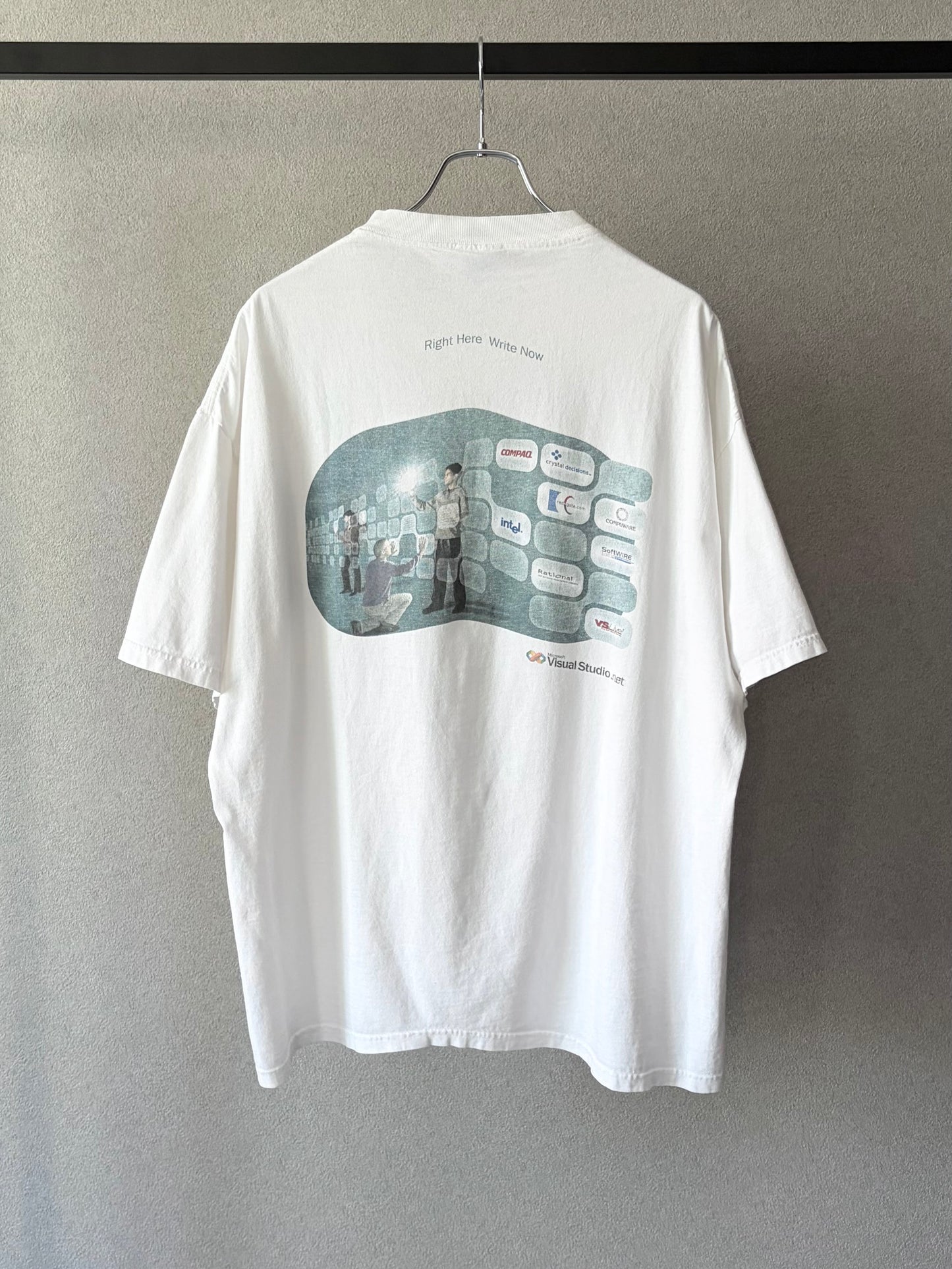90's〜 Microsoft printed t-shirt