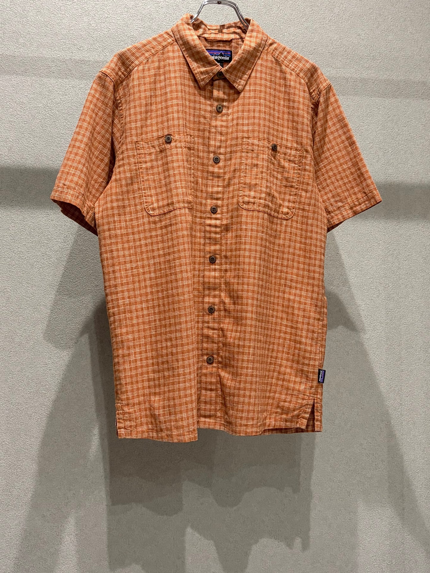00's patagonia S/S shirt "DEAD STOCK"