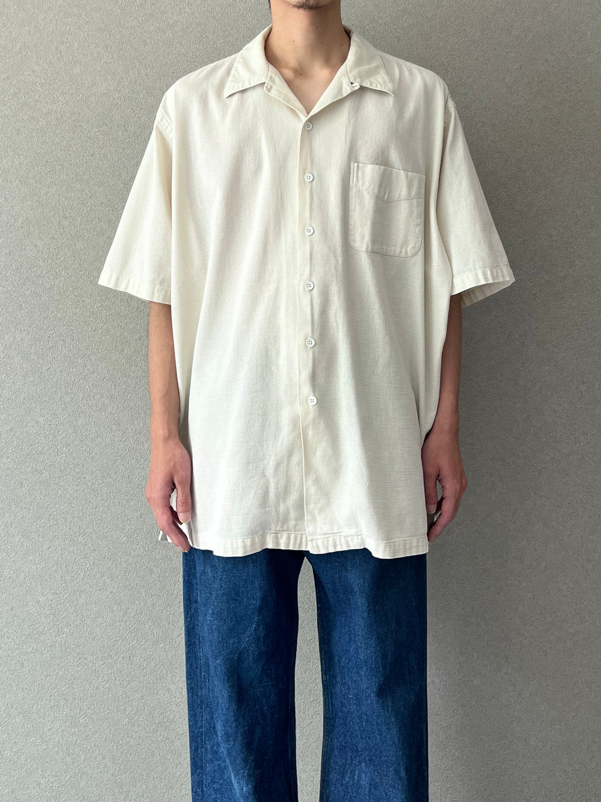 80's〜 Polo Ralph Lauren open collar shirt