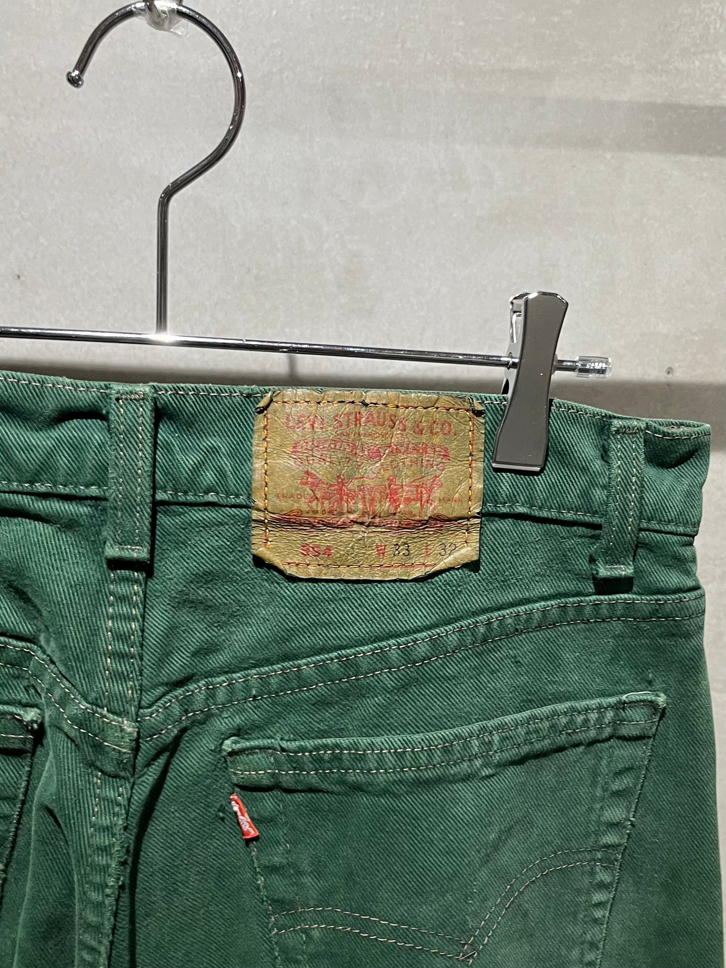90's Levi's 554 denim pants "Made in USA"