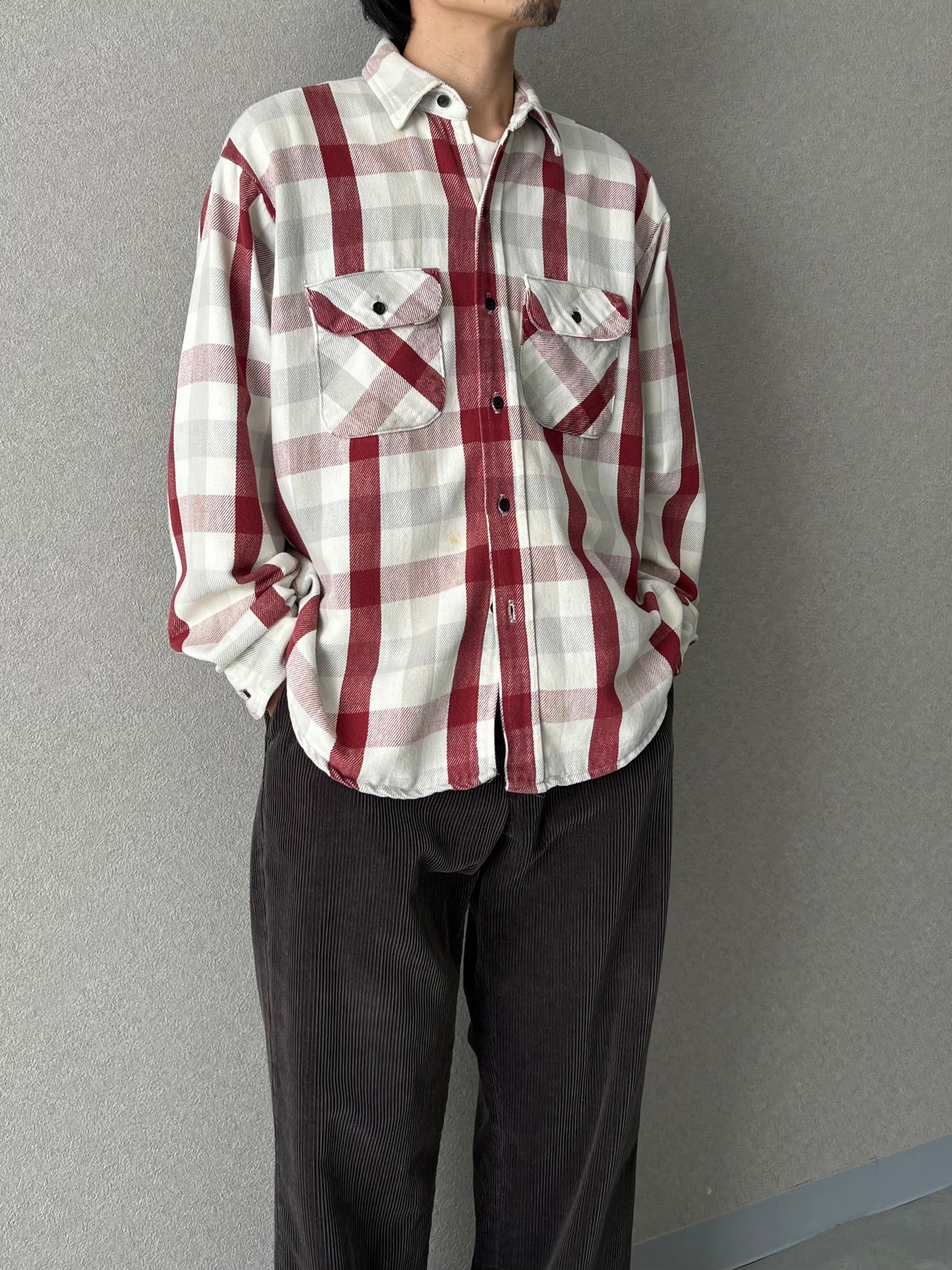 70's〜 FIVE BROTHER flannel shirt “Made in USA”