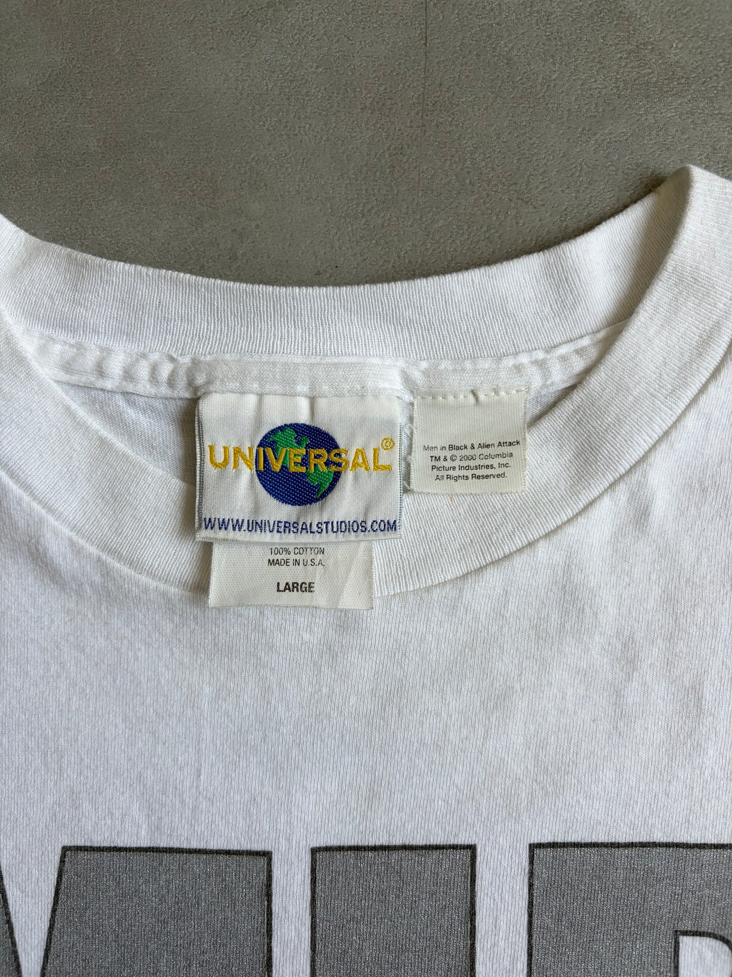 00's MEN IN BLACK movie t-shirt "Made in USA"
