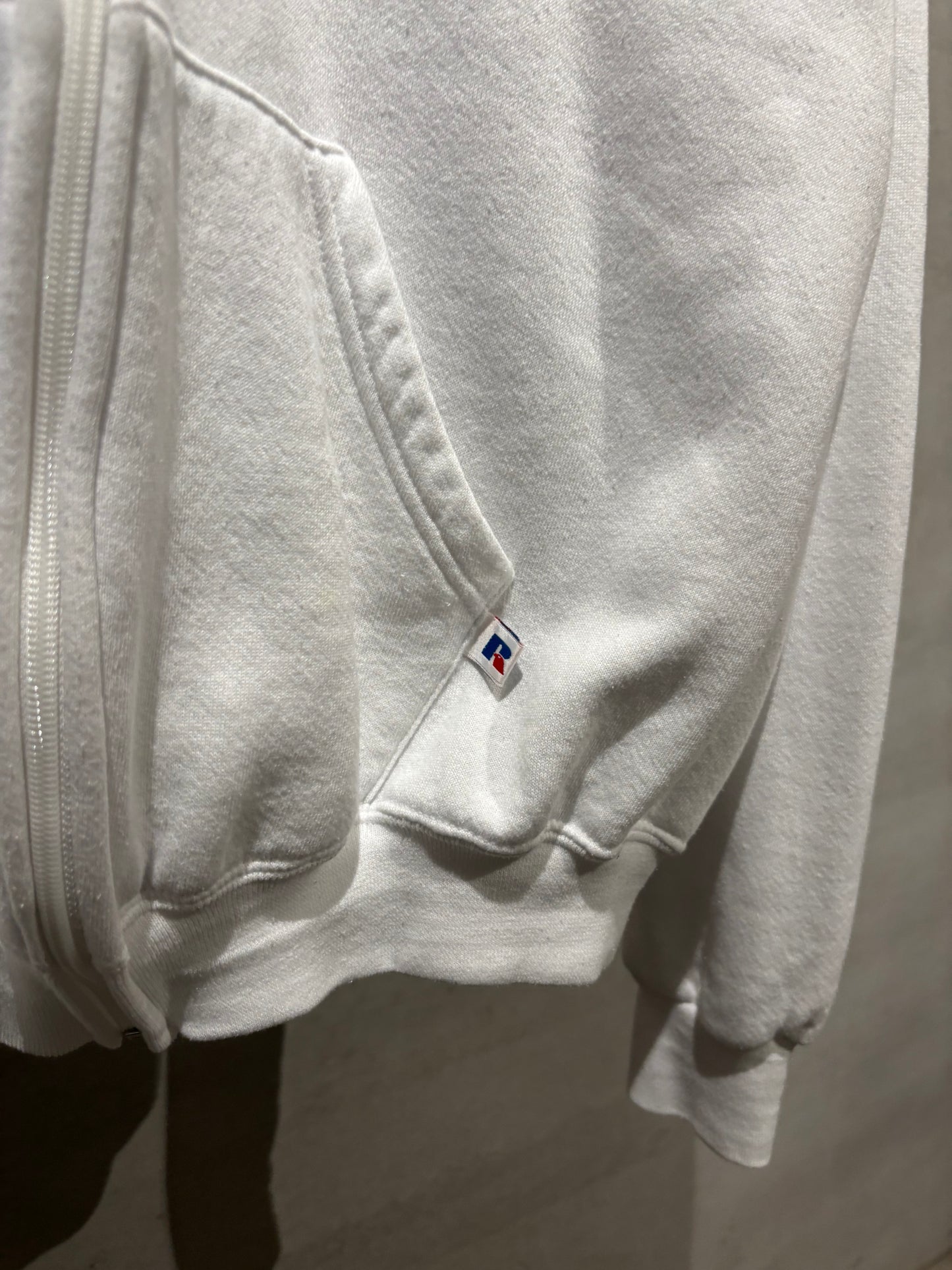 90's RUSSELL zip up sweat hoodie