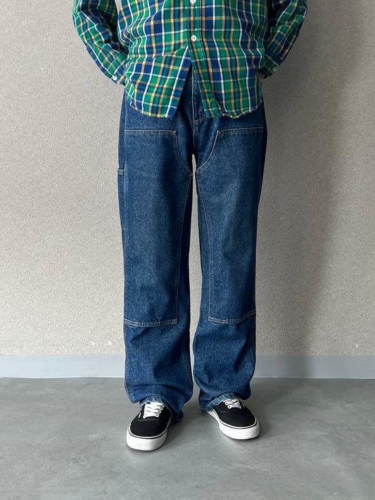 00's carhartt denim double knee painter pants