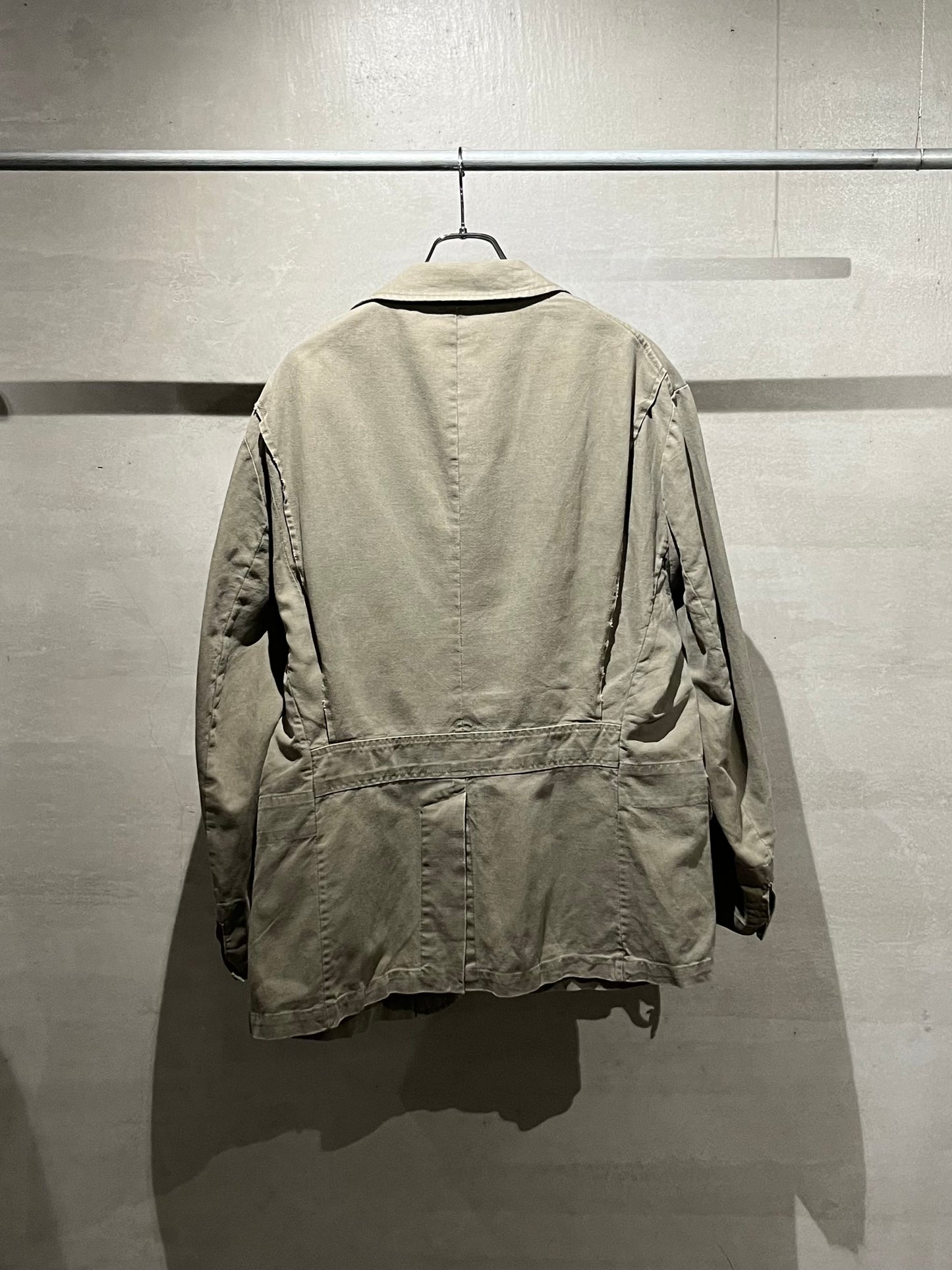 90's Polo Ralph Lauren cotton × linen tailored jacket