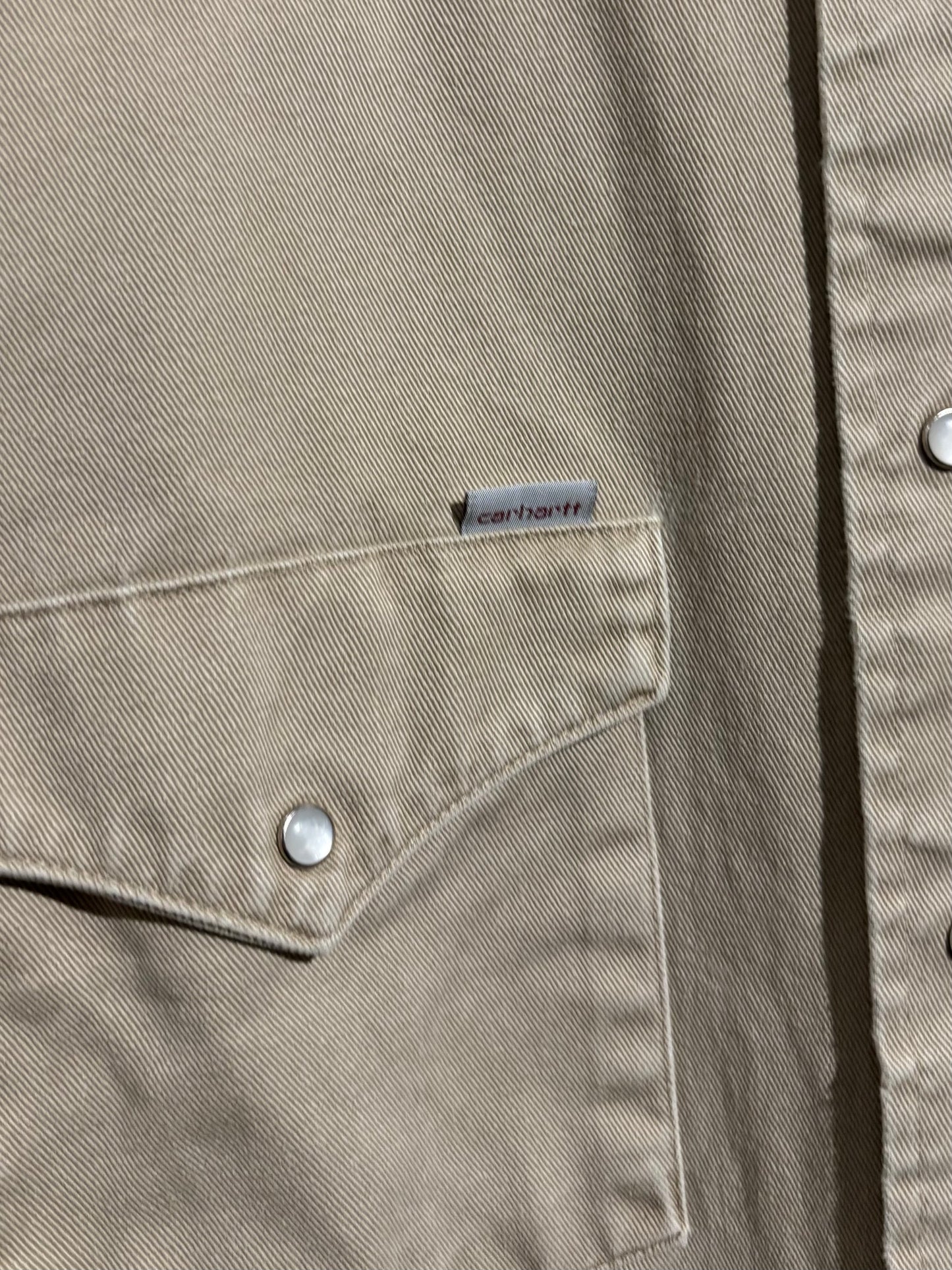 80's carhartt western work shirt