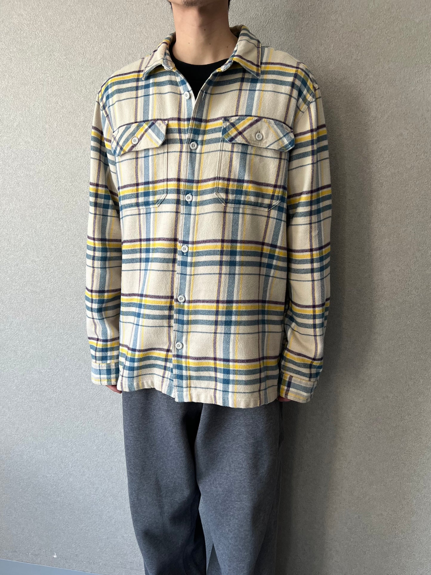 00's patagonia flannel shirt