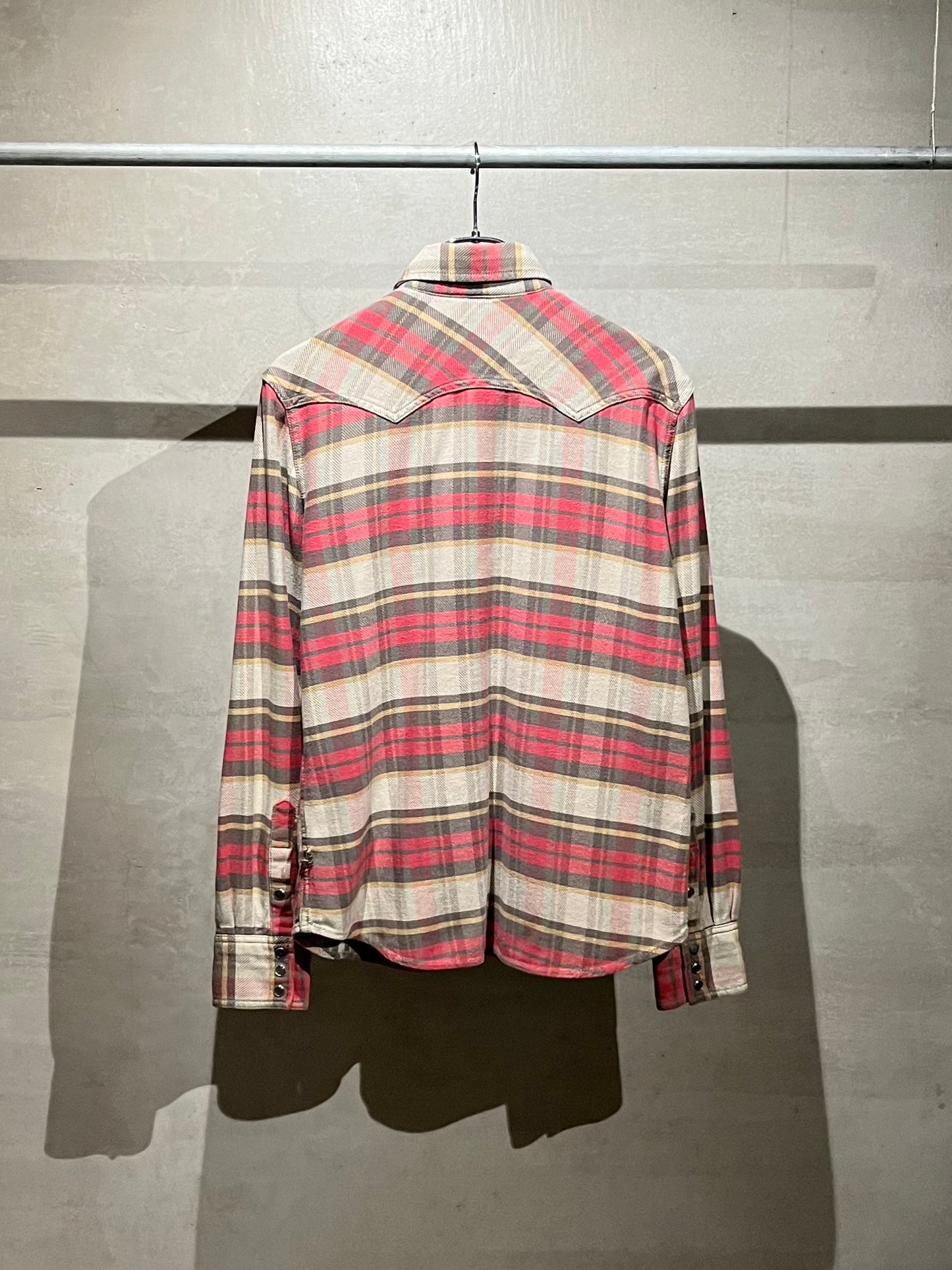 70's〜 UNKNOWN western flannel shirt
