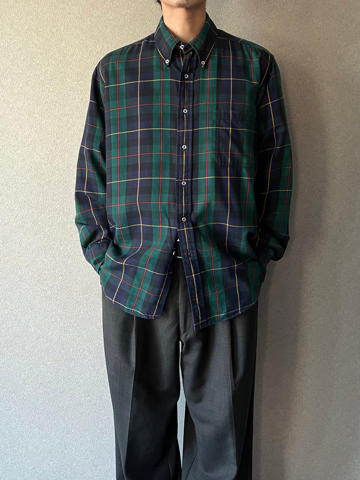 80's Brooks Brothers flannel shirt "Made in USA"