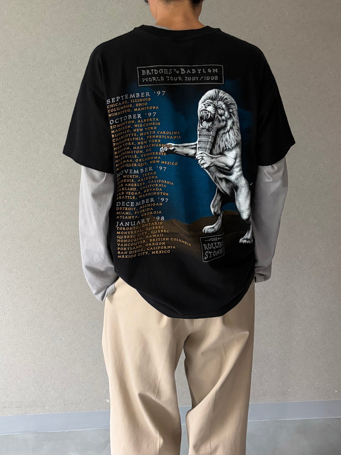 90's THE ROLLING STONES music t-shirt “Made in USA”