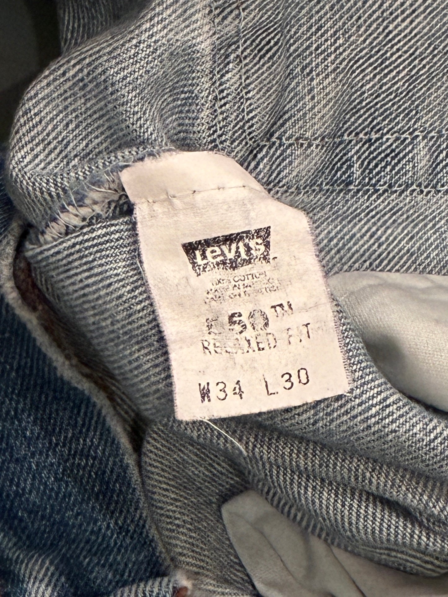90's Levi's 550 denim pants “Made in MEXICO”