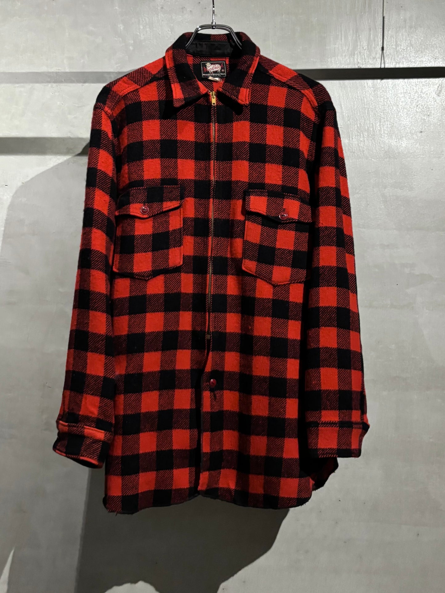60's WOOLRICH wool shirt