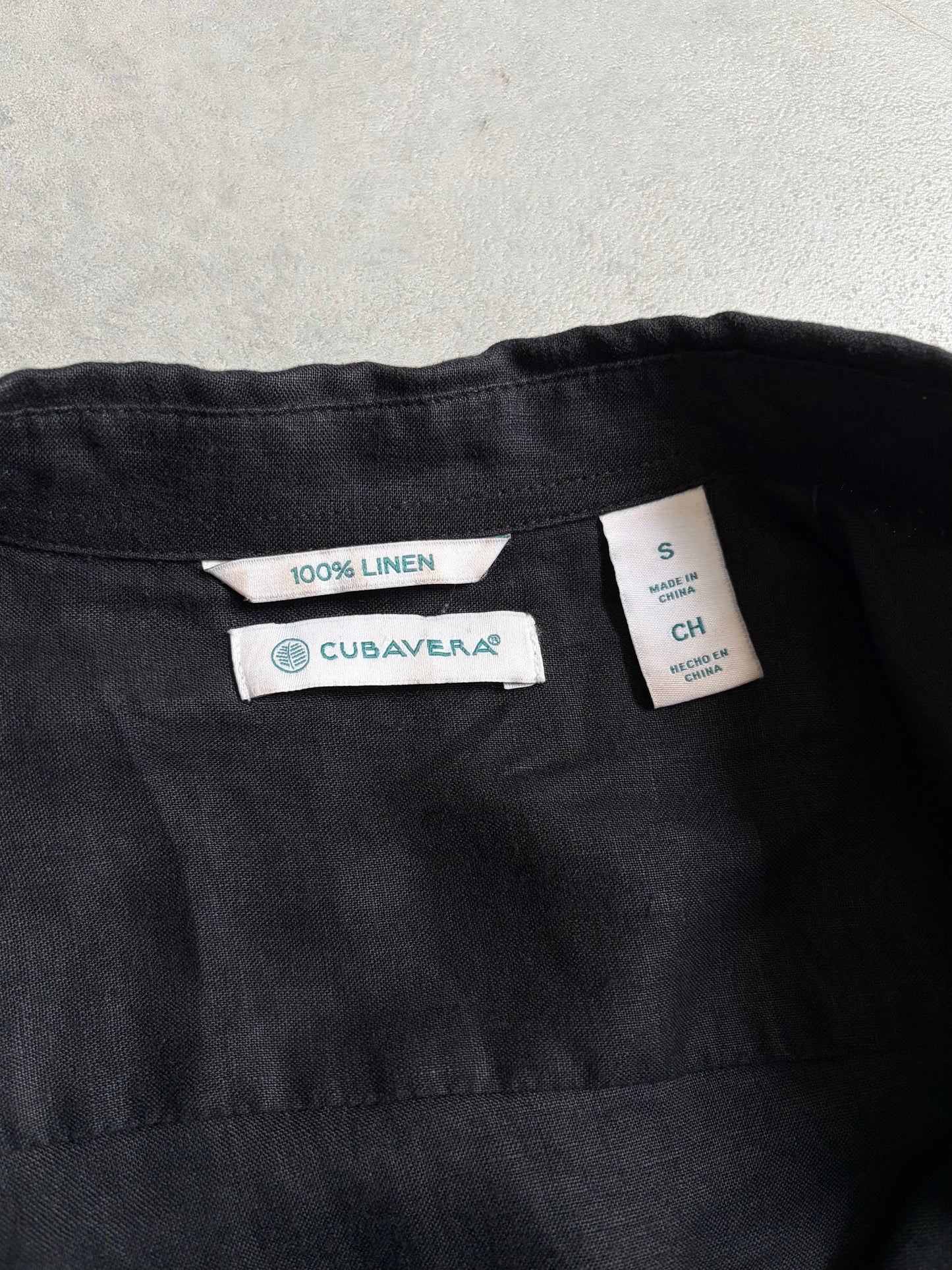 00's CUBAVERA linen guayabera shirt