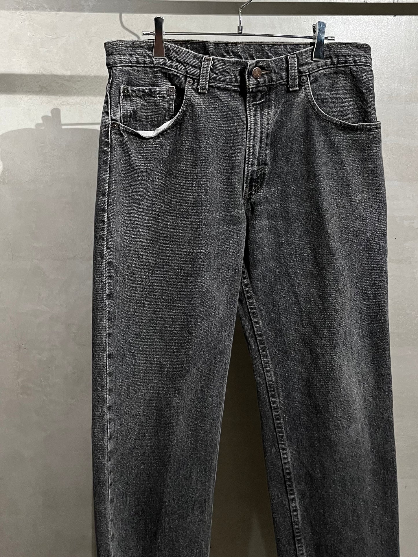 80's Levi's 505 yarn dyed denim pants “Made in USA”