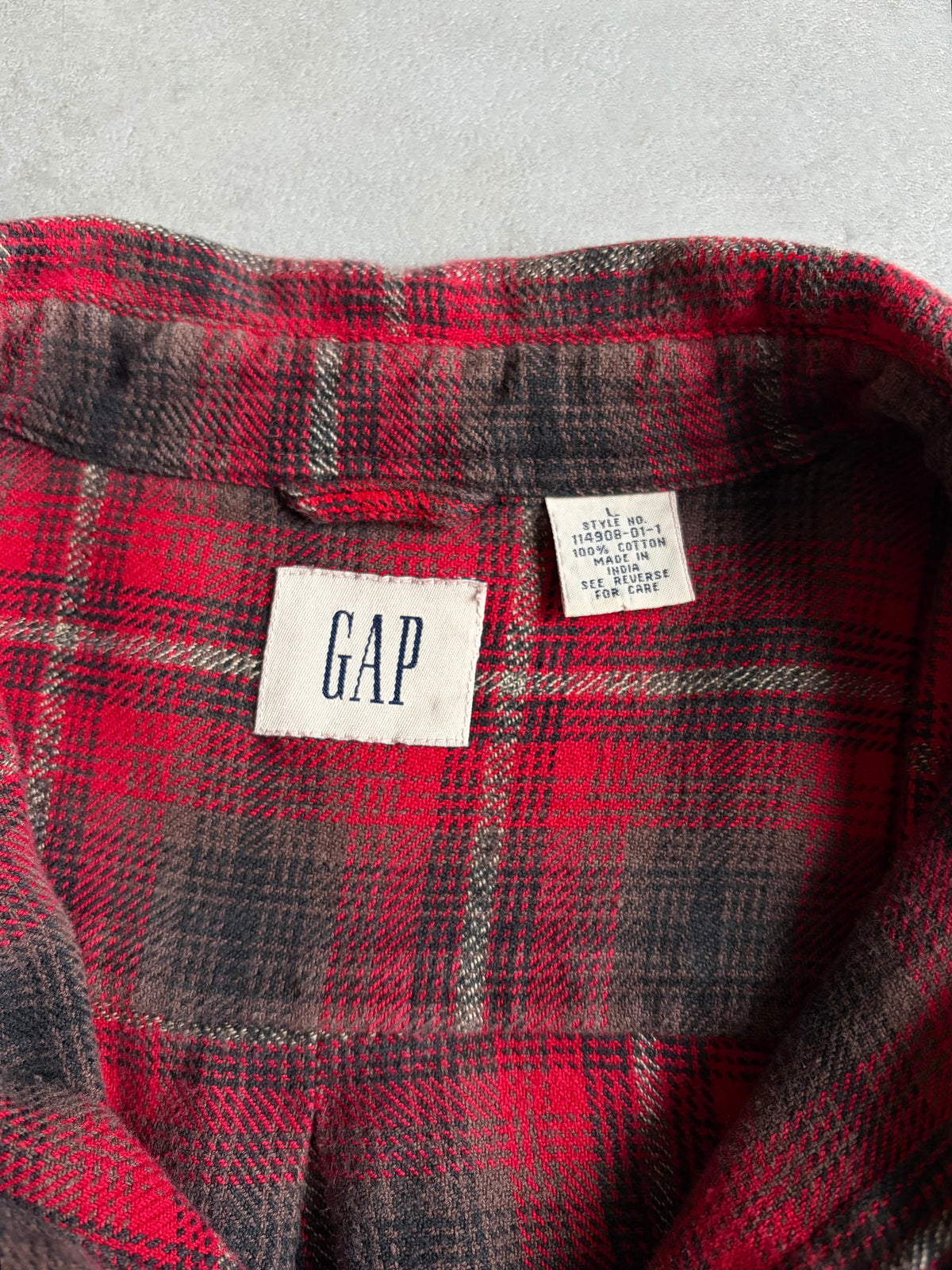 00's GAP flannel shirt