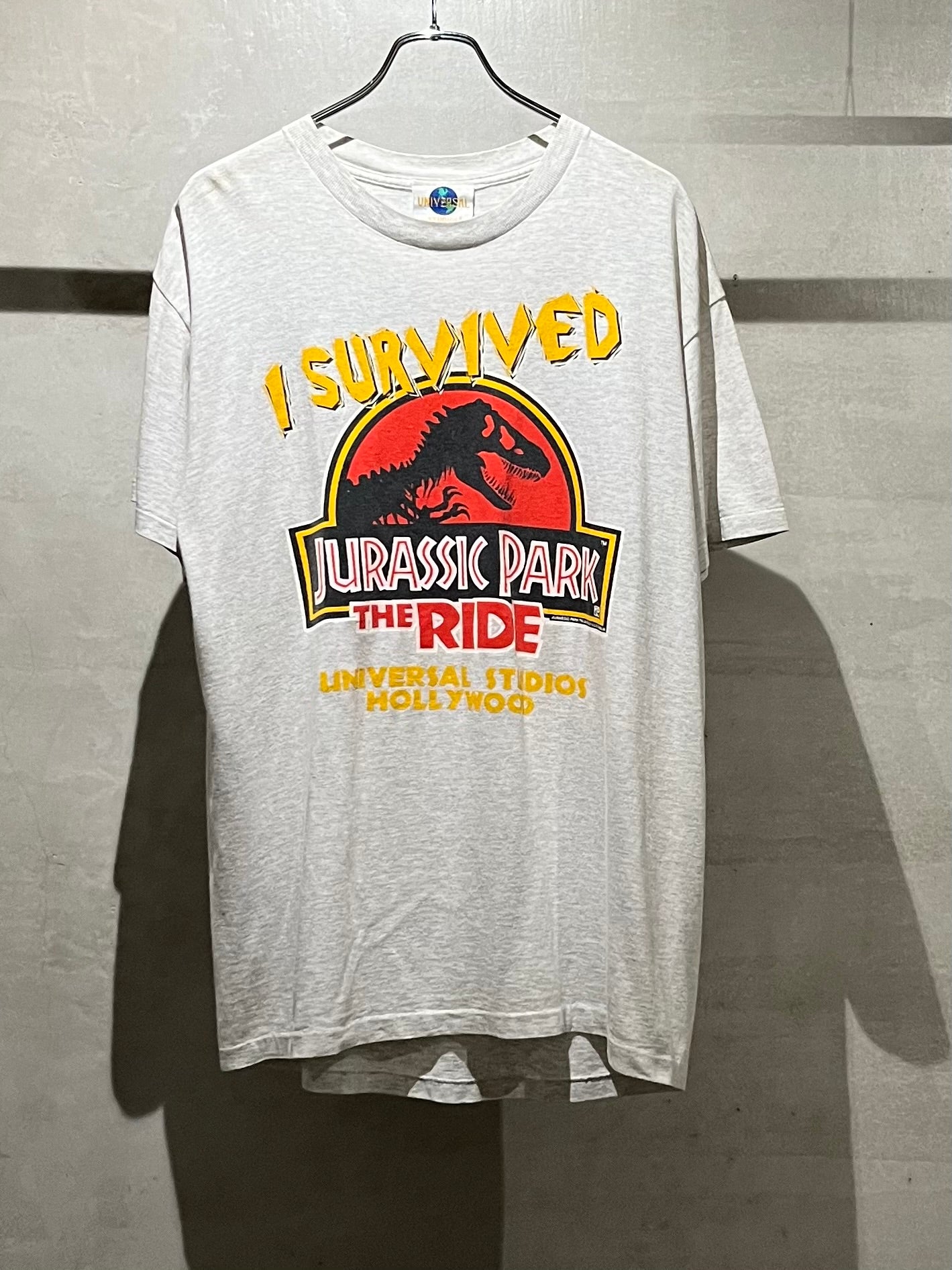 90's JURASSIC PARK printed t-shirt "Made in USA"