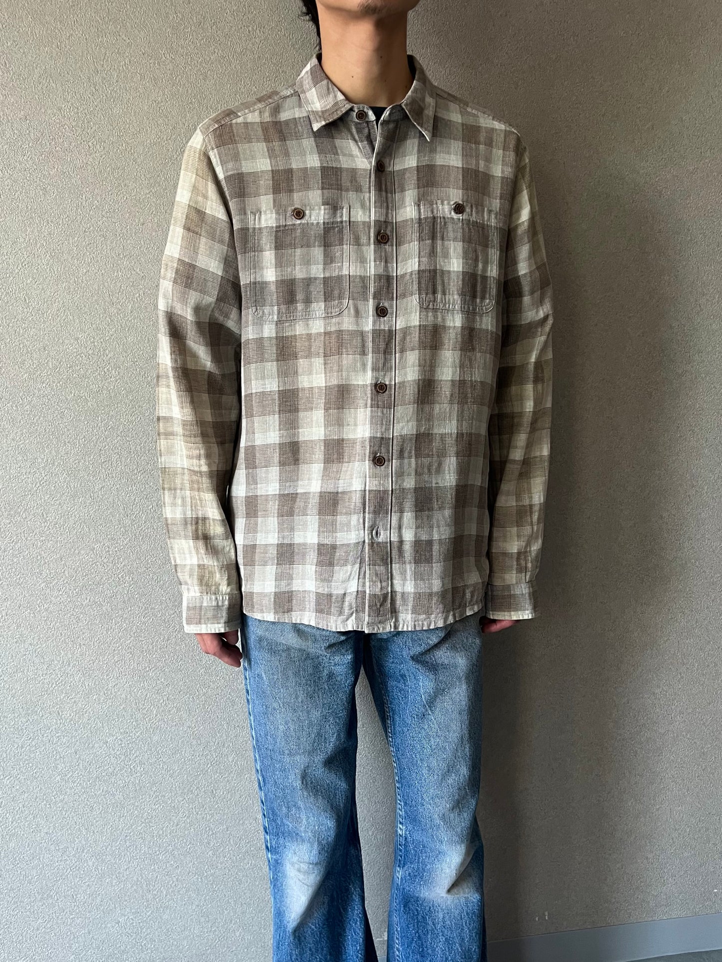 00's patagonia hemp shirt