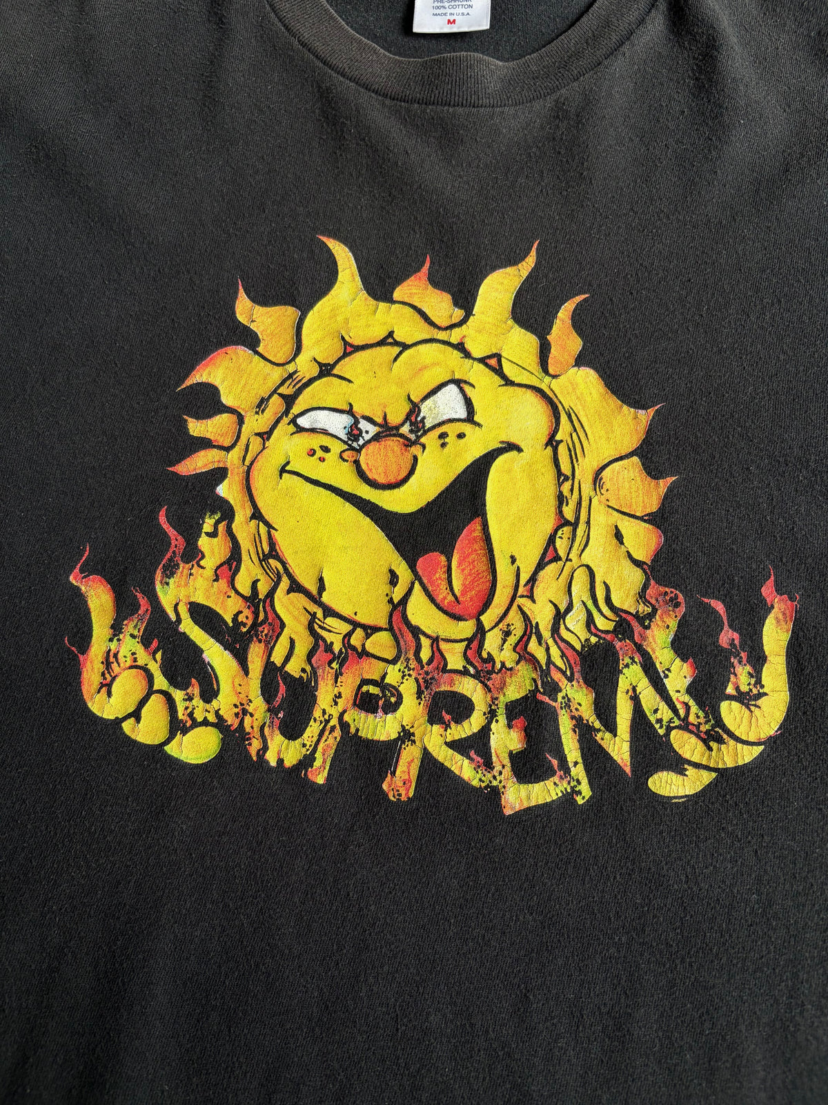10's Supreme printed t-shirt “Made in USA”