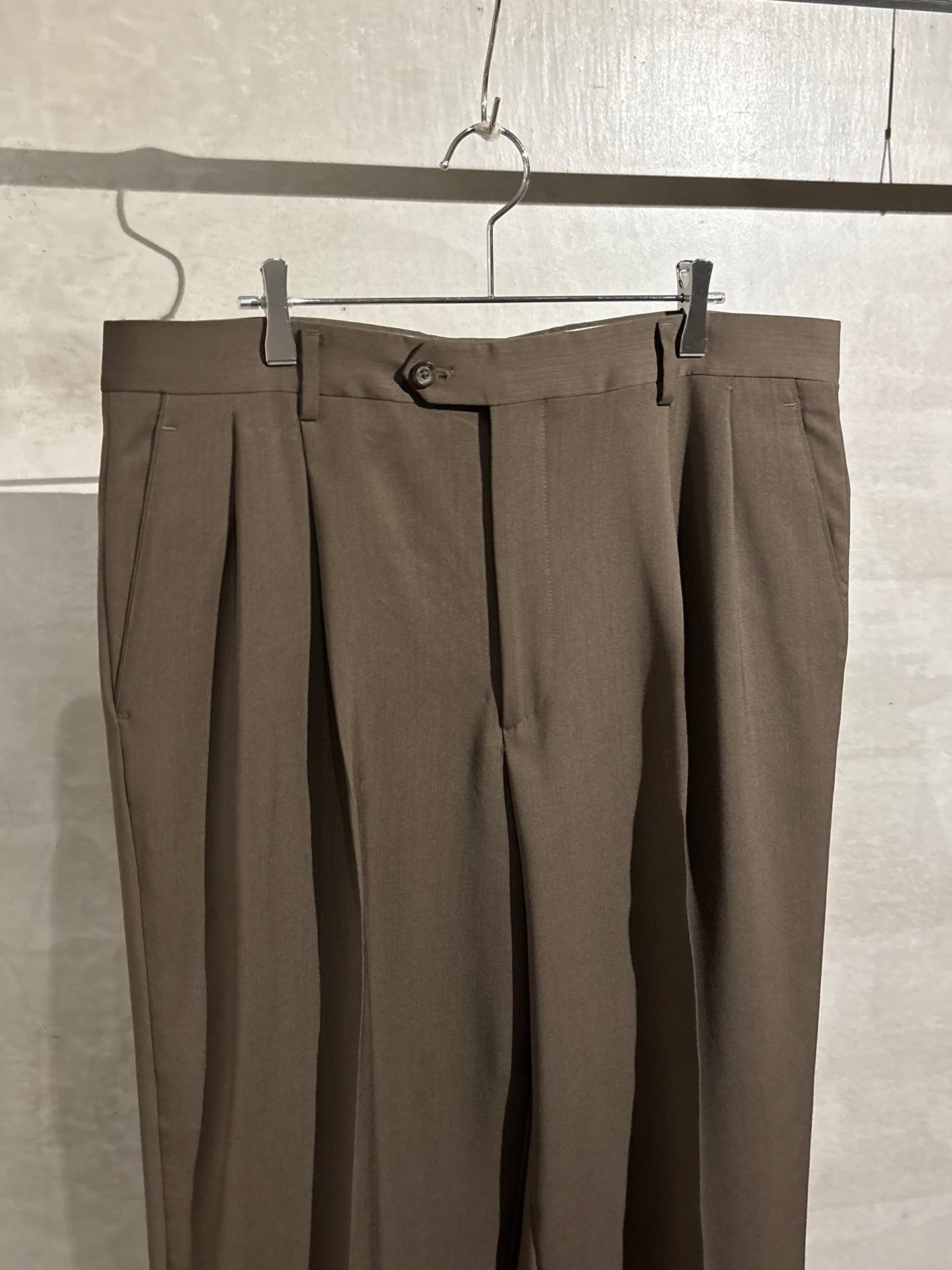 90's PRONT-UOMO wool slacks “Made in ITALY”