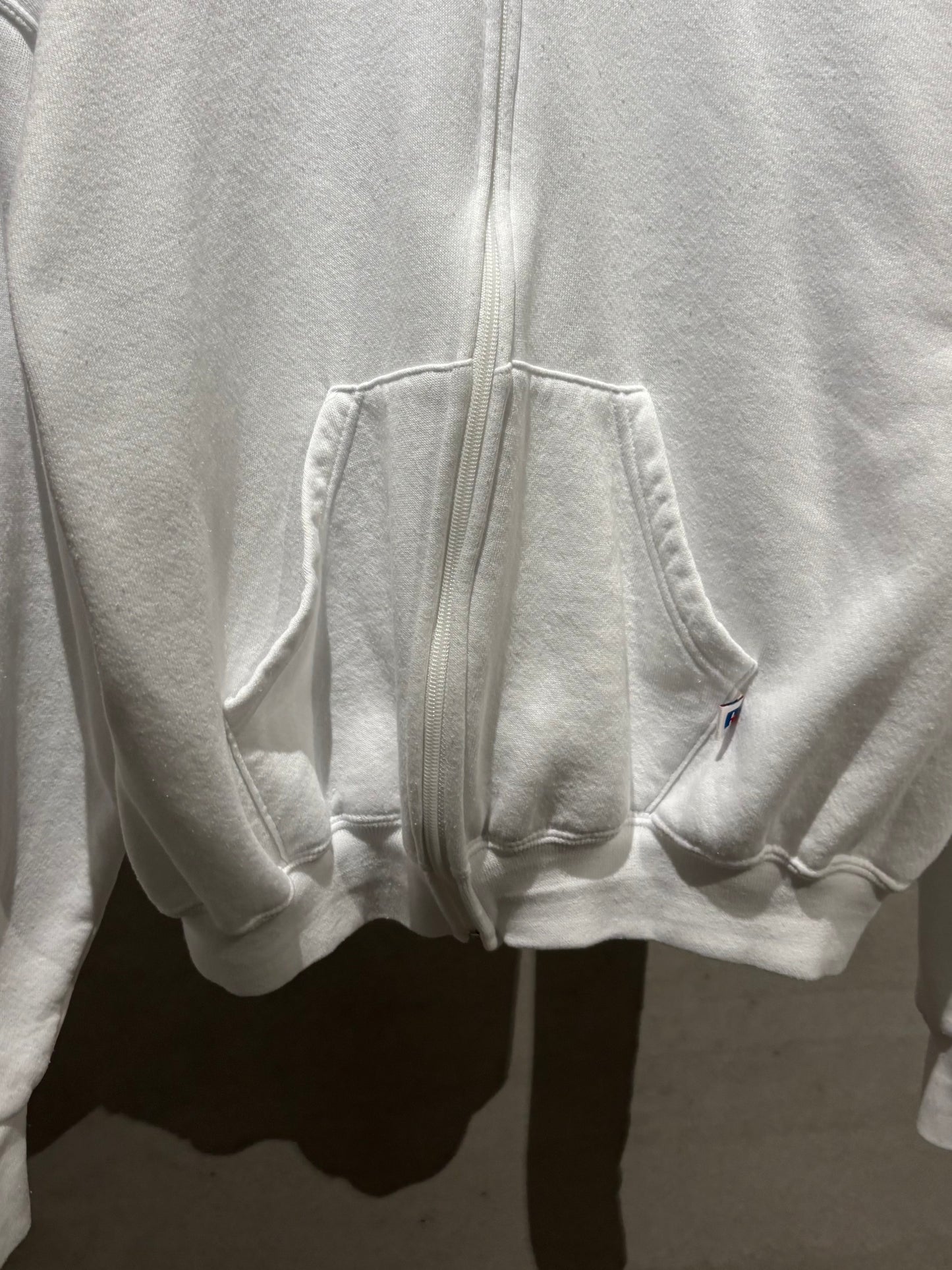 90's RUSSELL zip up sweat hoodie