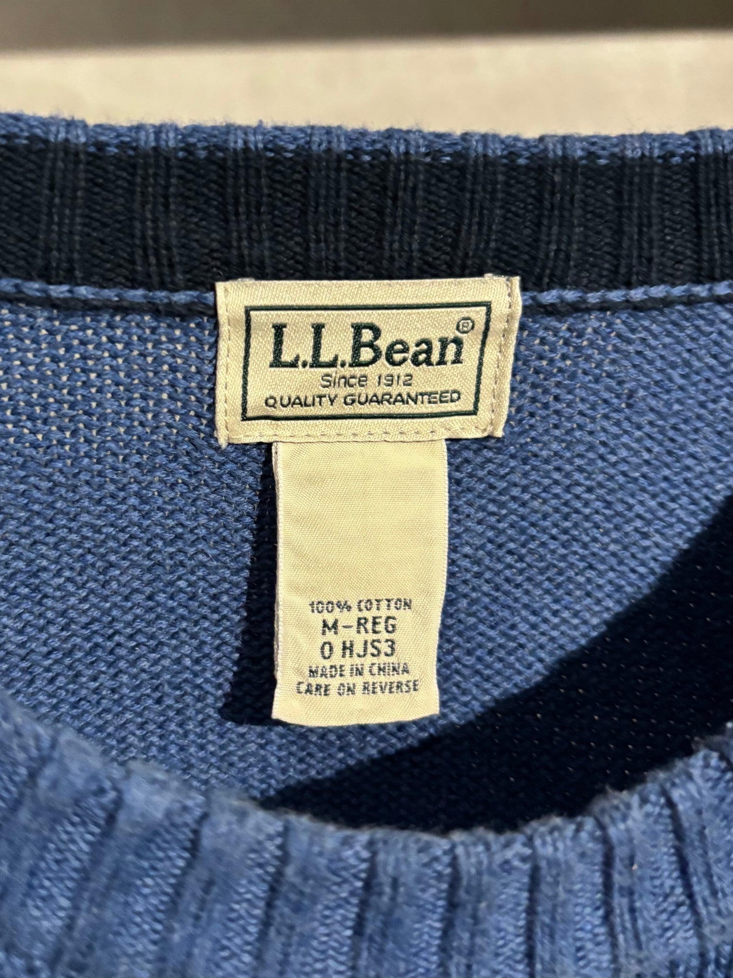 00's L.L.BEAN cotton knit sweater